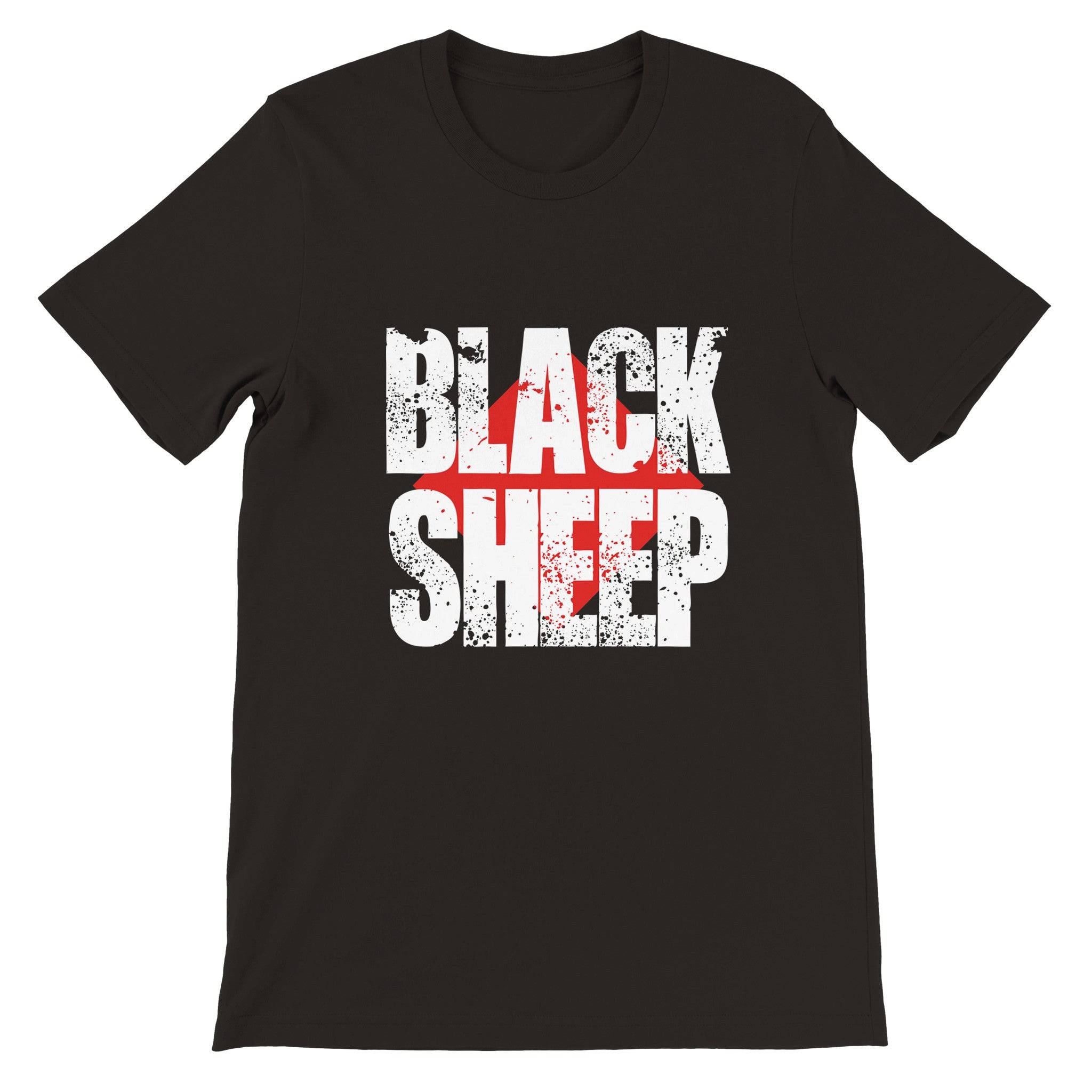 Budget Unisex Crewneck T-shirt/Black-Sheep - Enet Images