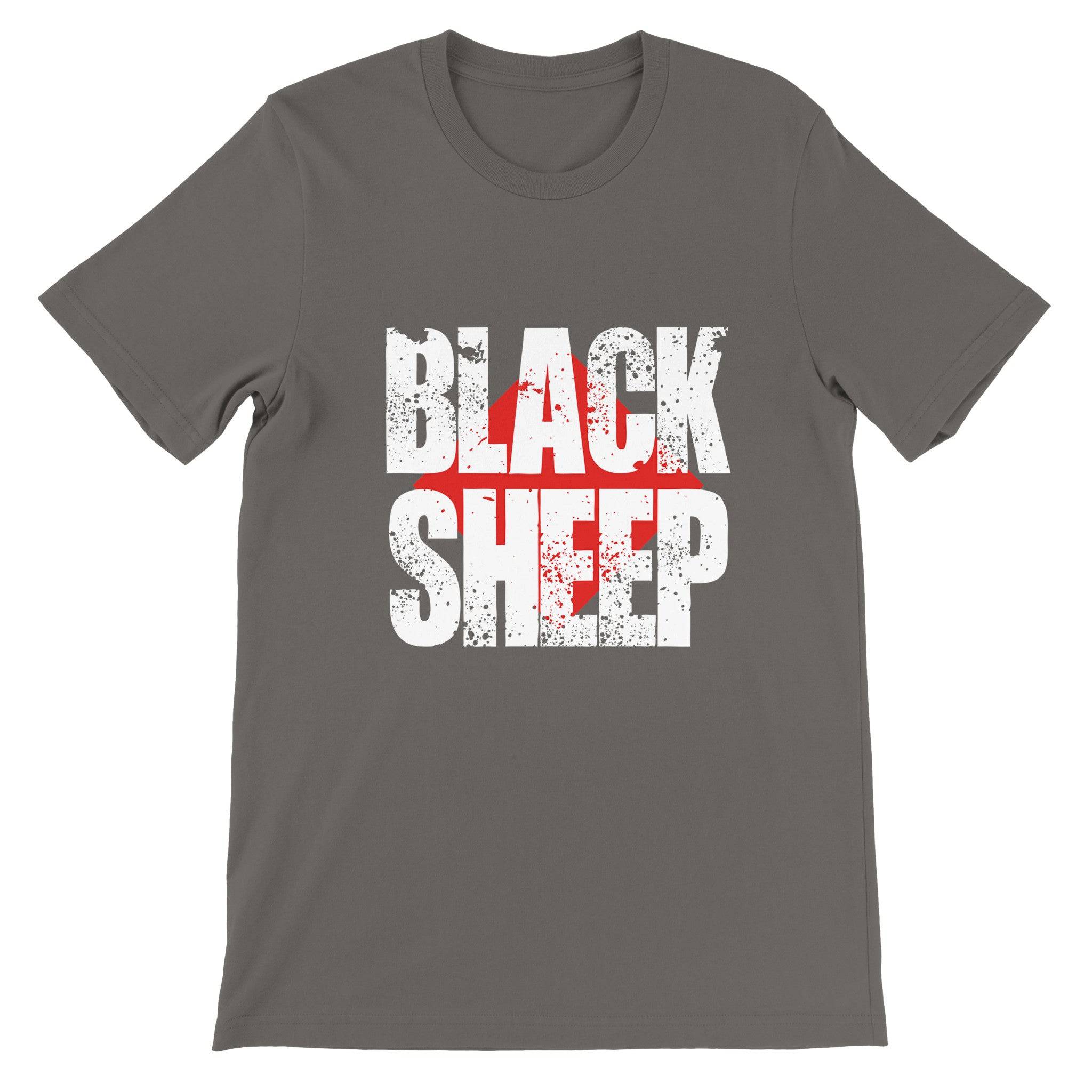 Budget Unisex Crewneck T-shirt/Black-Sheep - Enet Images
