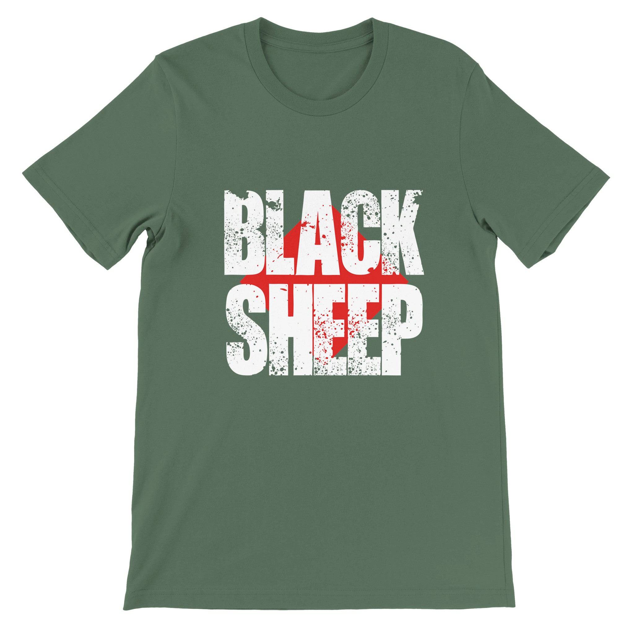 Budget Unisex Crewneck T-shirt/Black-Sheep - Enet Images