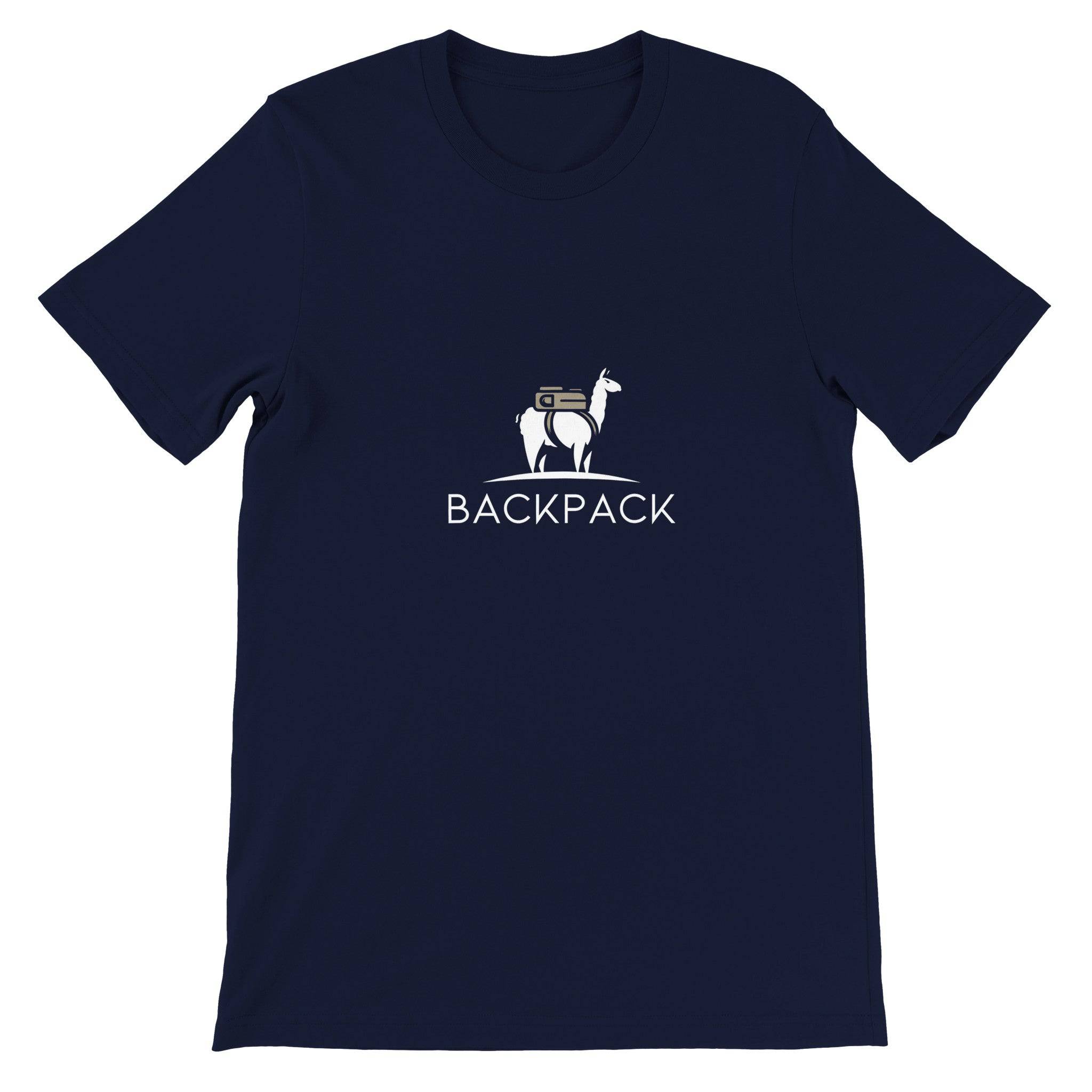 Budget Unisex Crewneck T-shirt/Lama-Backpack - Enet Images