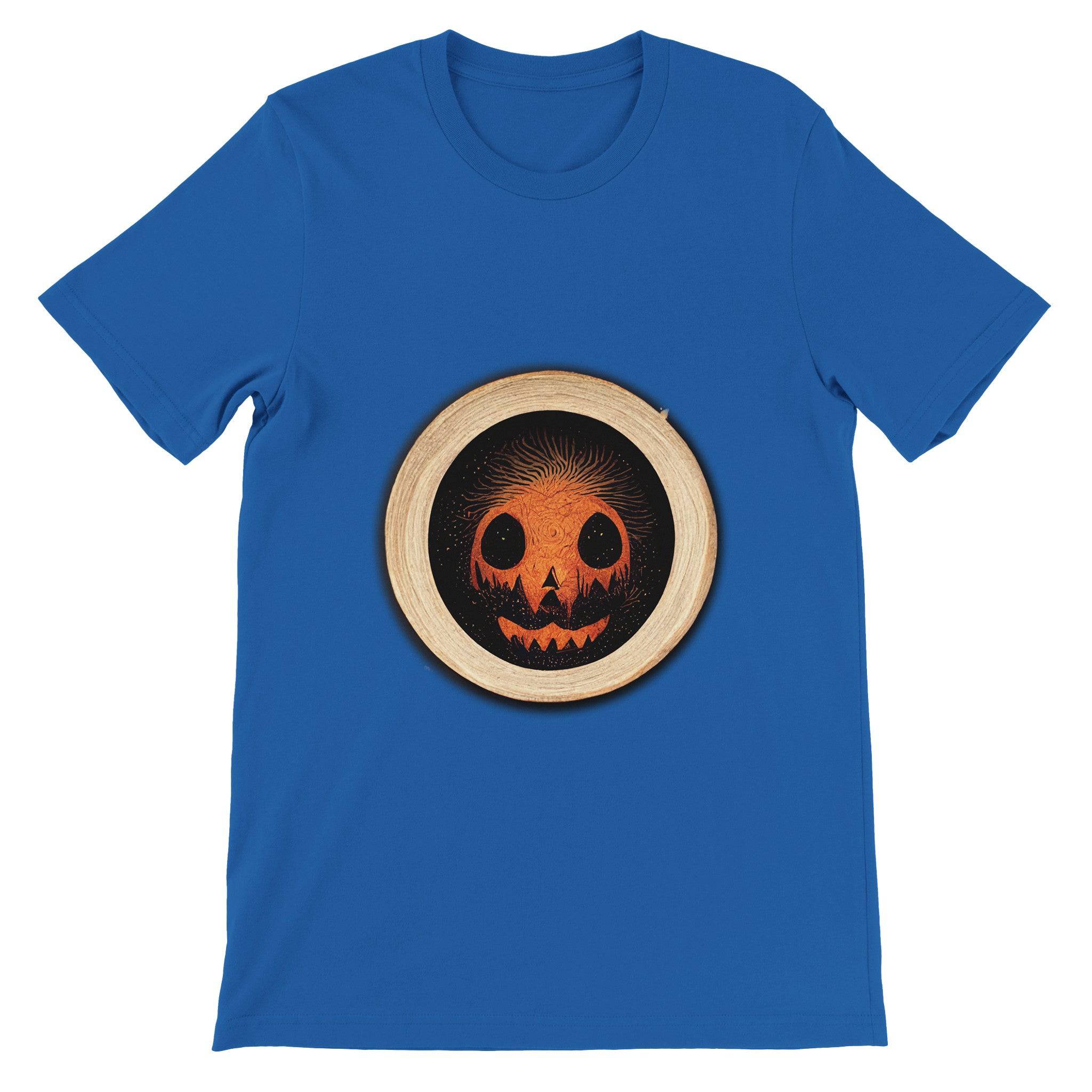 Budget Unisex Crewneck T-shirt/Halloween-Pumkin - Enet Images