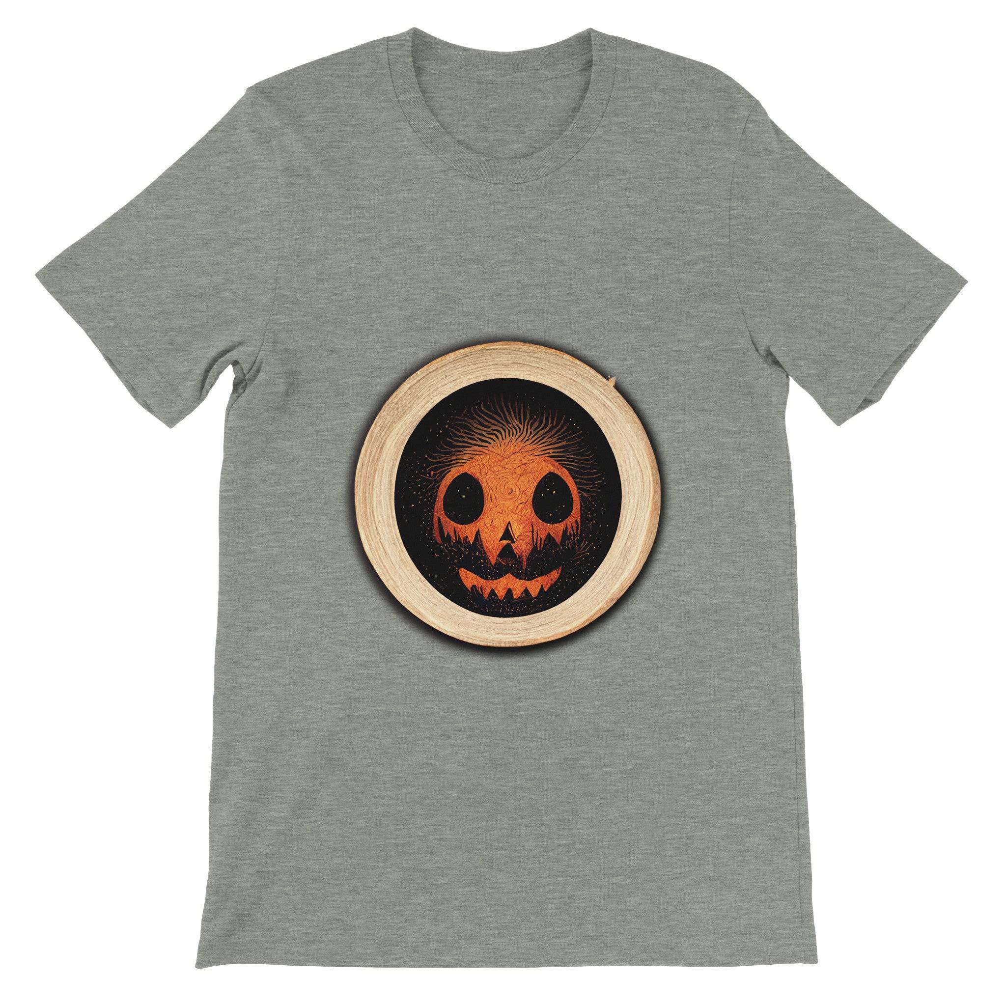 Budget Unisex Crewneck T-shirt/Halloween-Pumkin - Enet Images