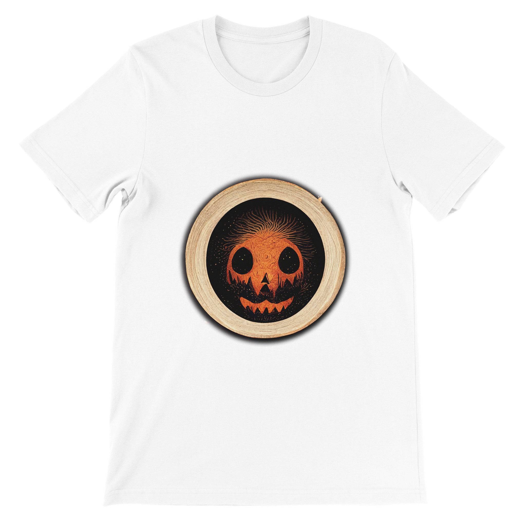 Budget Unisex Crewneck T-shirt/Halloween-Pumkin - Enet Images