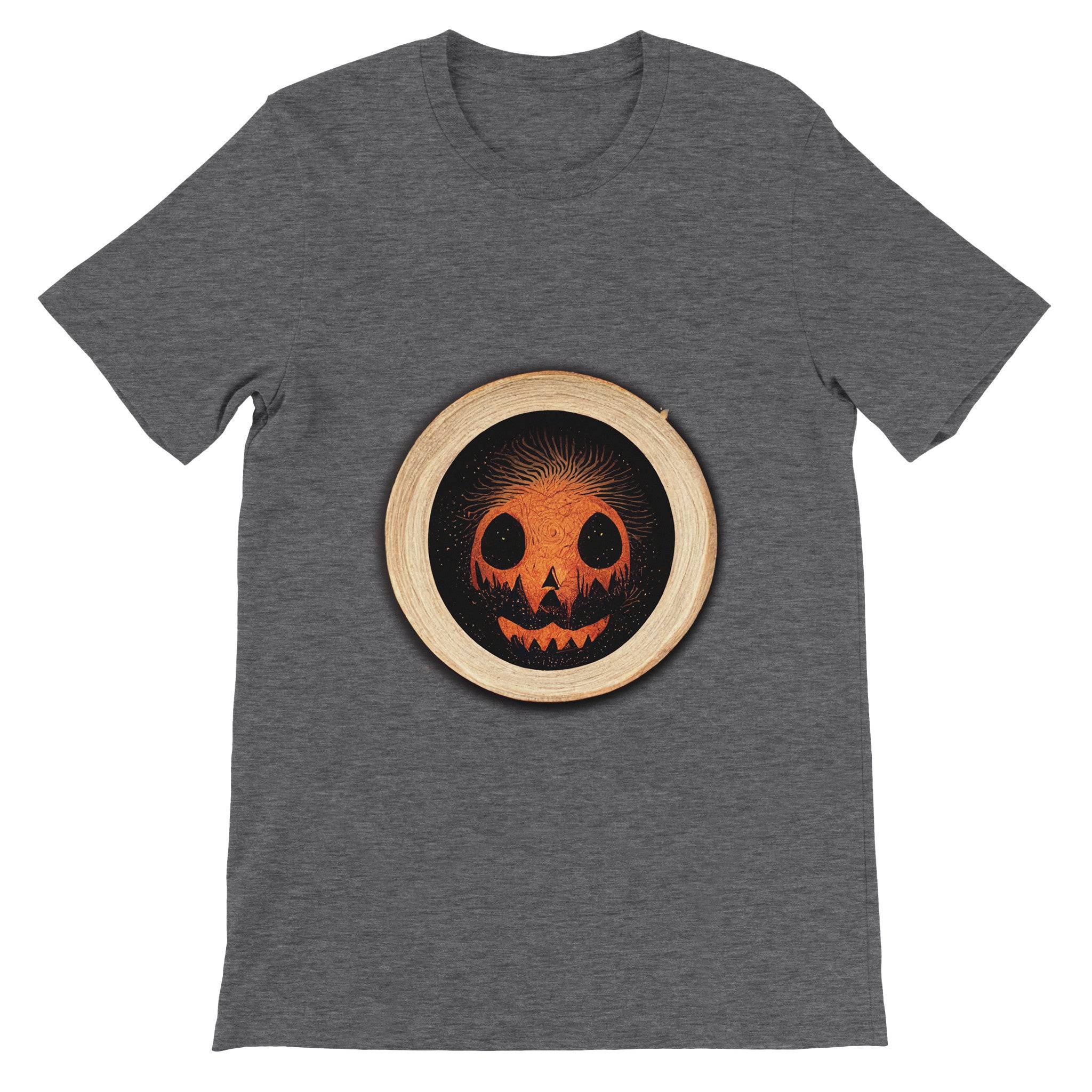 Budget Unisex Crewneck T-shirt/Halloween-Pumkin - Enet Images