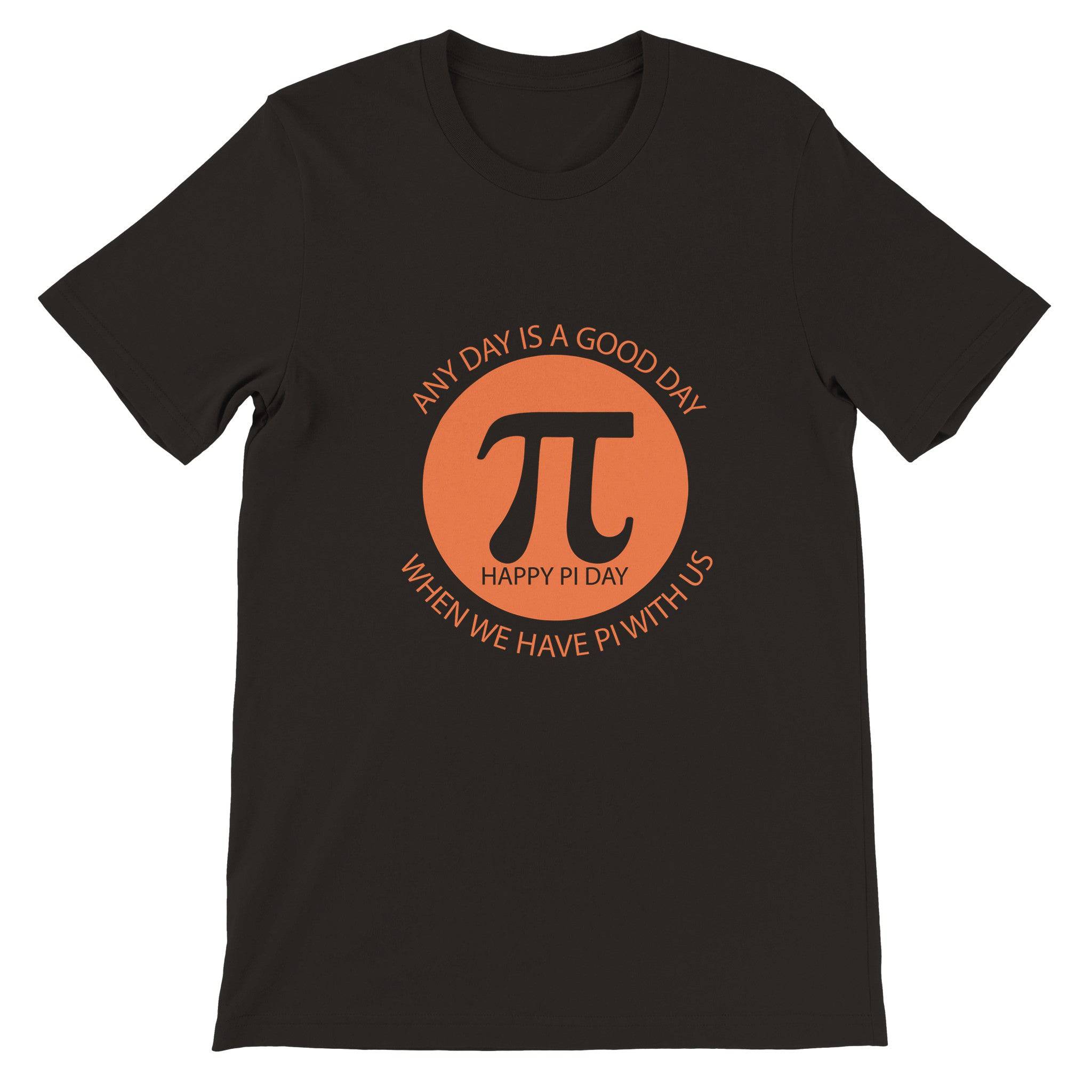 Budget Unisex Crewneck T-shirt/π-Happy-Day - Enet Images