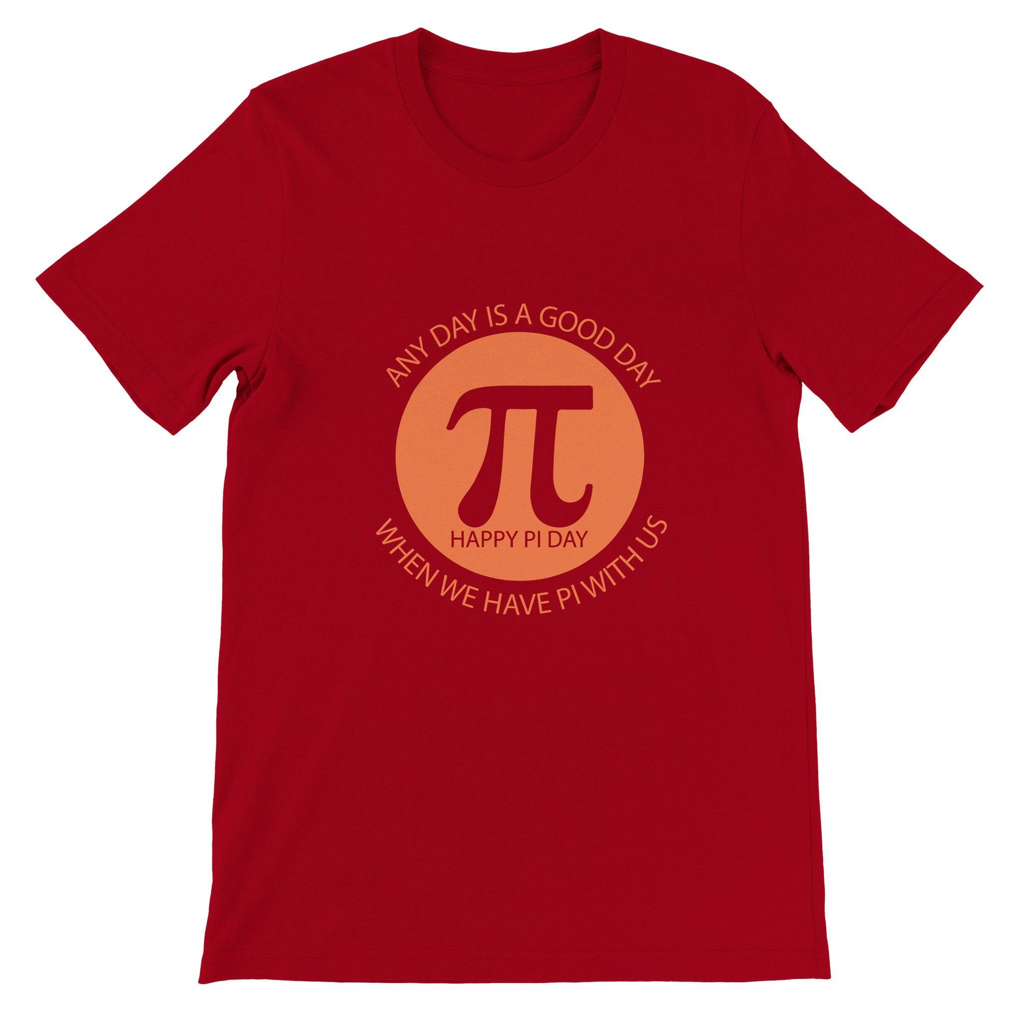 Budget Unisex Crewneck T-shirt/π-Happy-Day - Enet Images