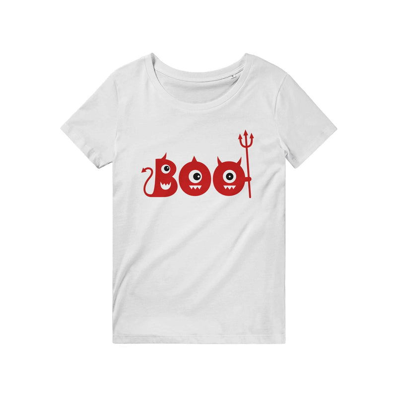 100% Organic Unisex T-shirt/Boo-Halloween - Enet Images