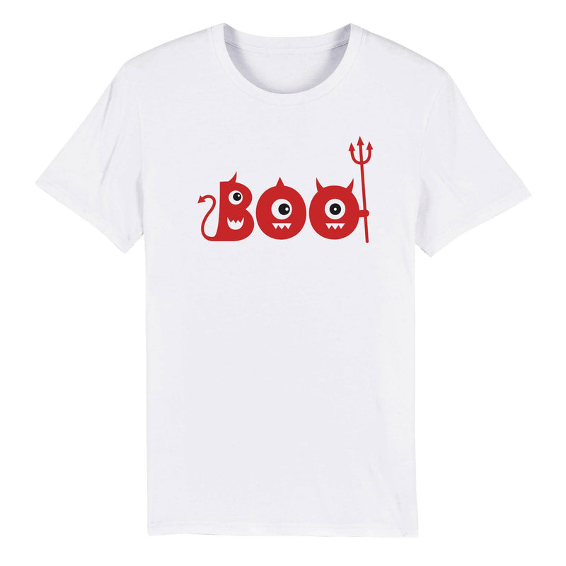 100% Organic Unisex T-shirt/Boo-Halloween - Enet Images