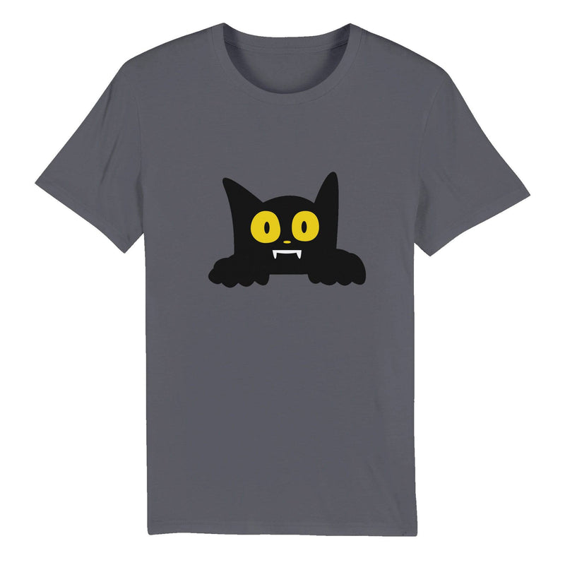 100% Organic Unisex T-shirt/Cat-Halloween - Enet Images