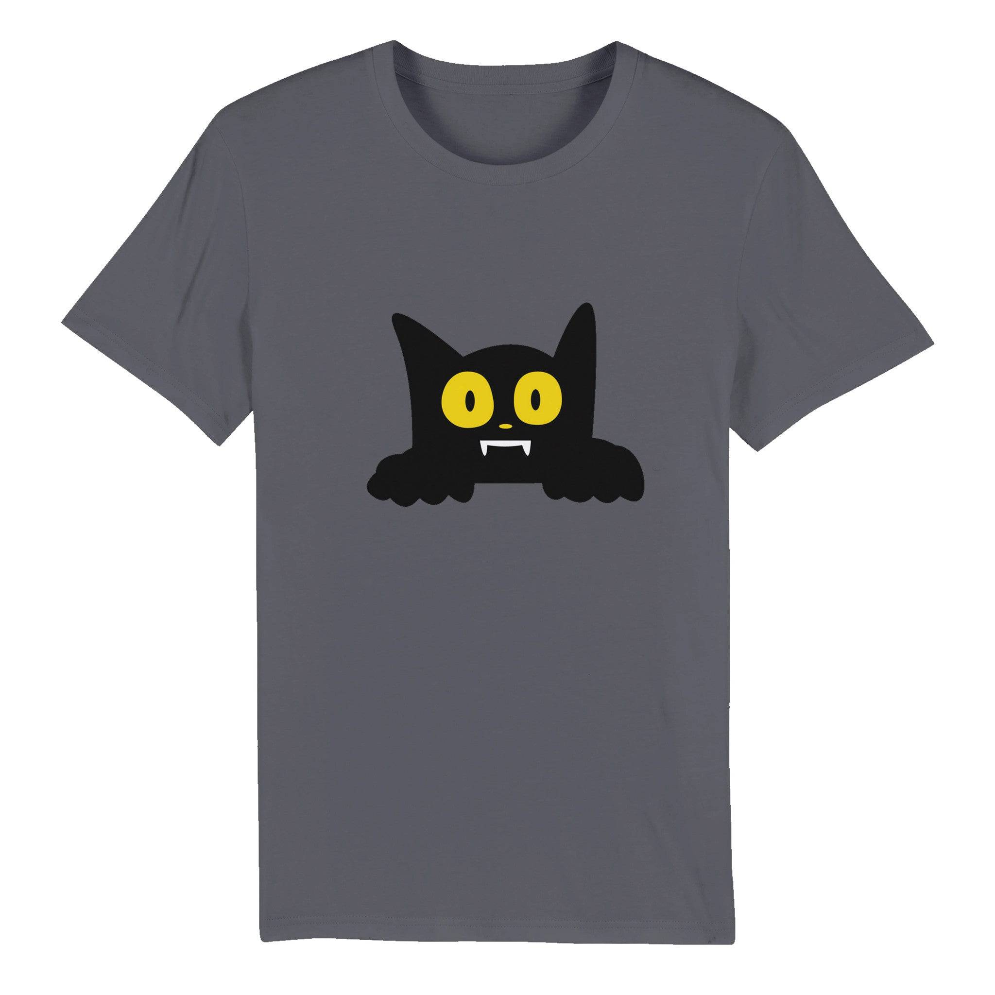 100% Organic Unisex T-shirt/Cat-Halloween - Enet Images