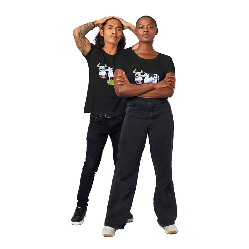 100% Organic Unisex T-shirt/Cow's-Eye - Enet Images