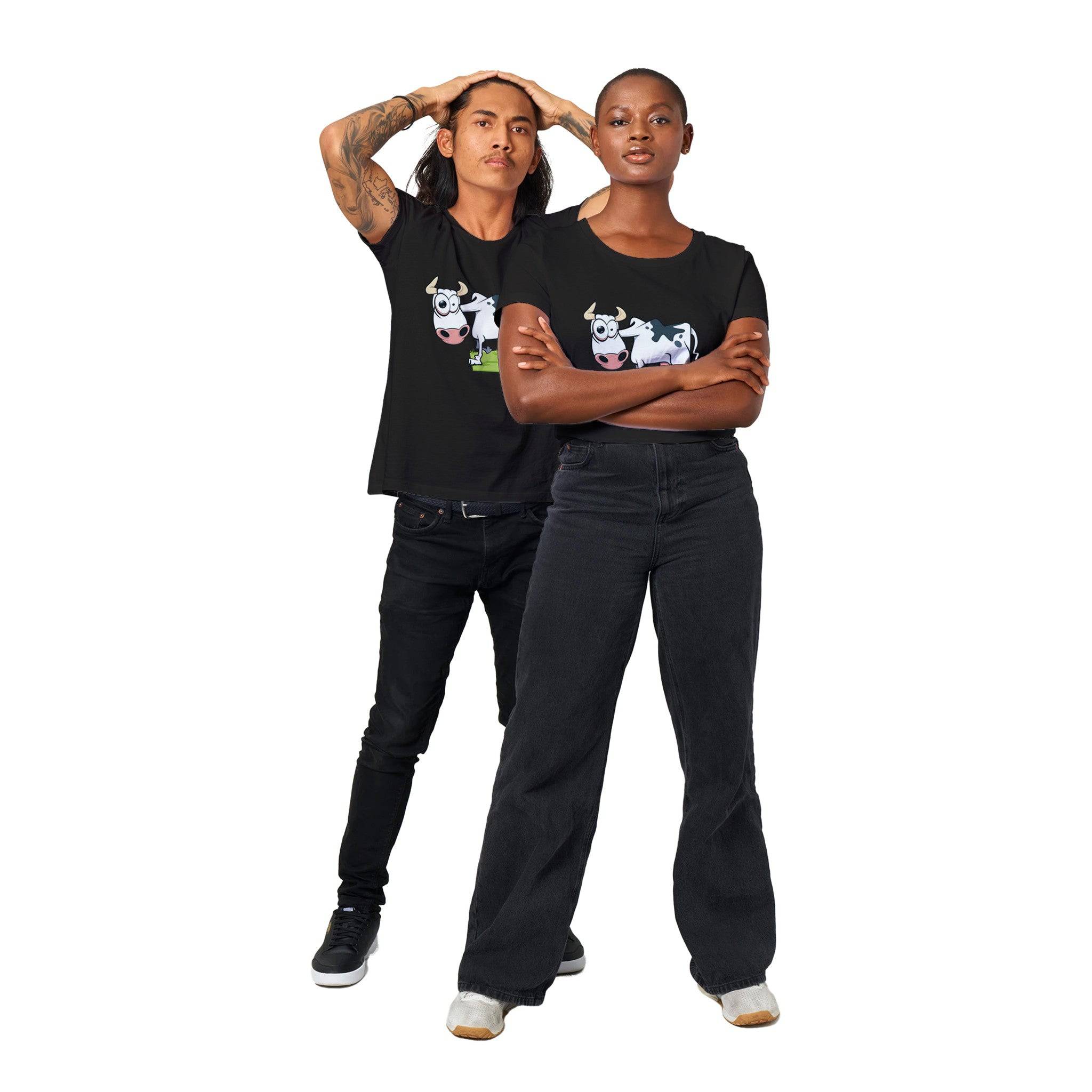 100% Organic Unisex T-shirt/Cow's-Eye - Enet Images