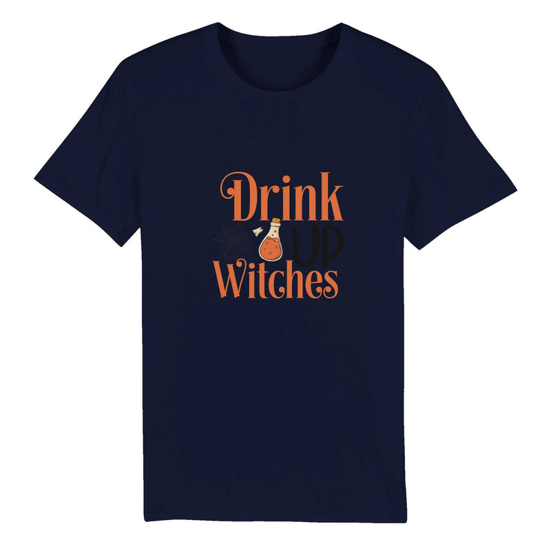 100% Organic Unisex T-shirt/Drink-Up-Witches - Enet Images