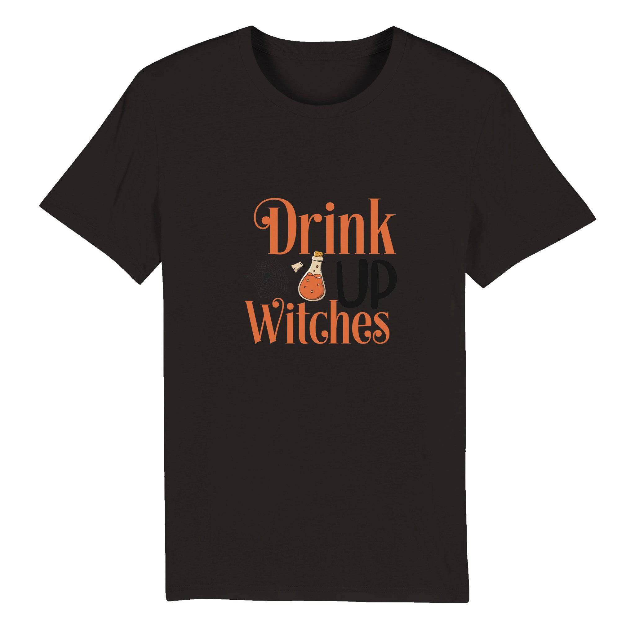 100% Organic Unisex T-shirt/Drink-Up-Witches - Enet Images