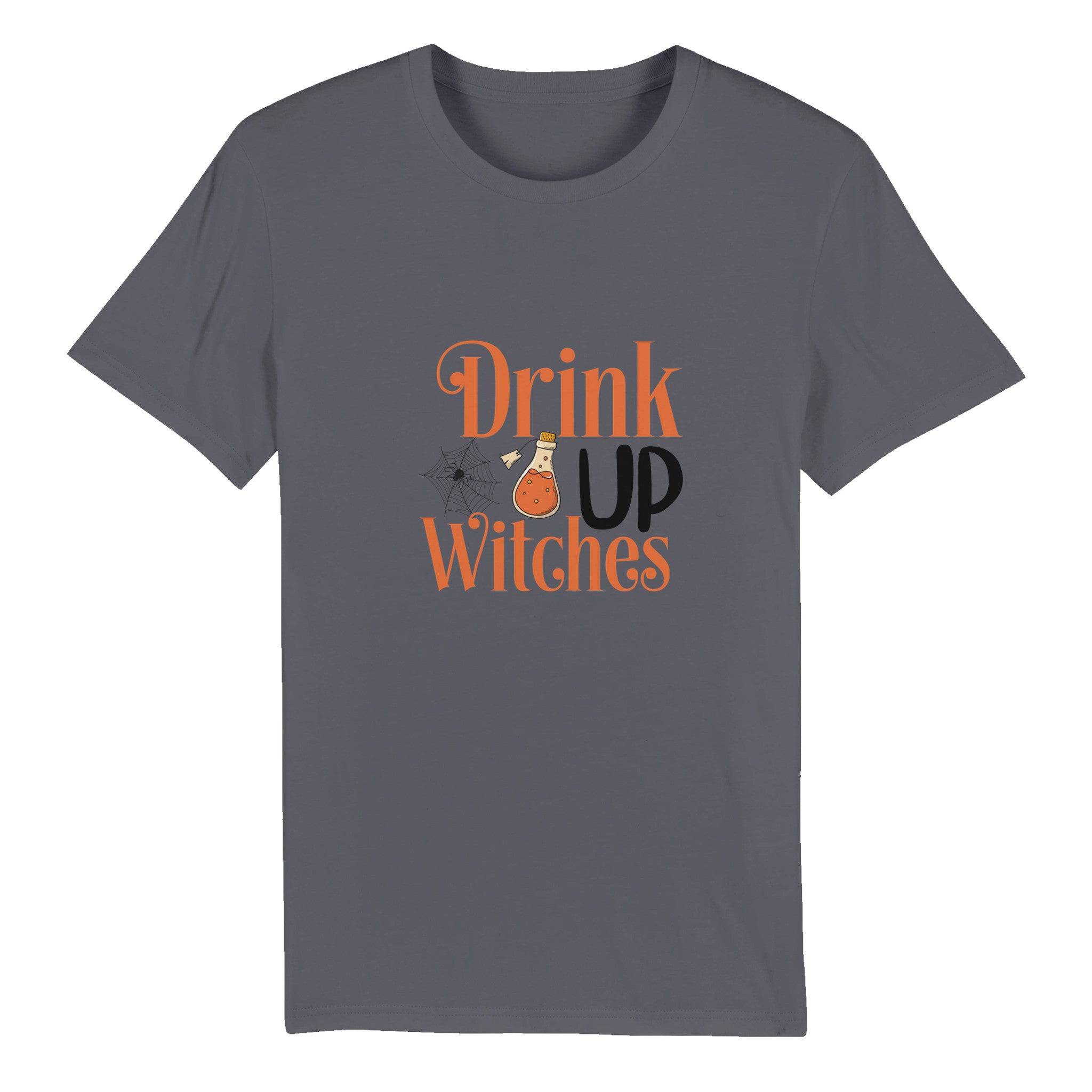 100% Organic Unisex T-shirt/Drink-Up-Witches - Enet Images