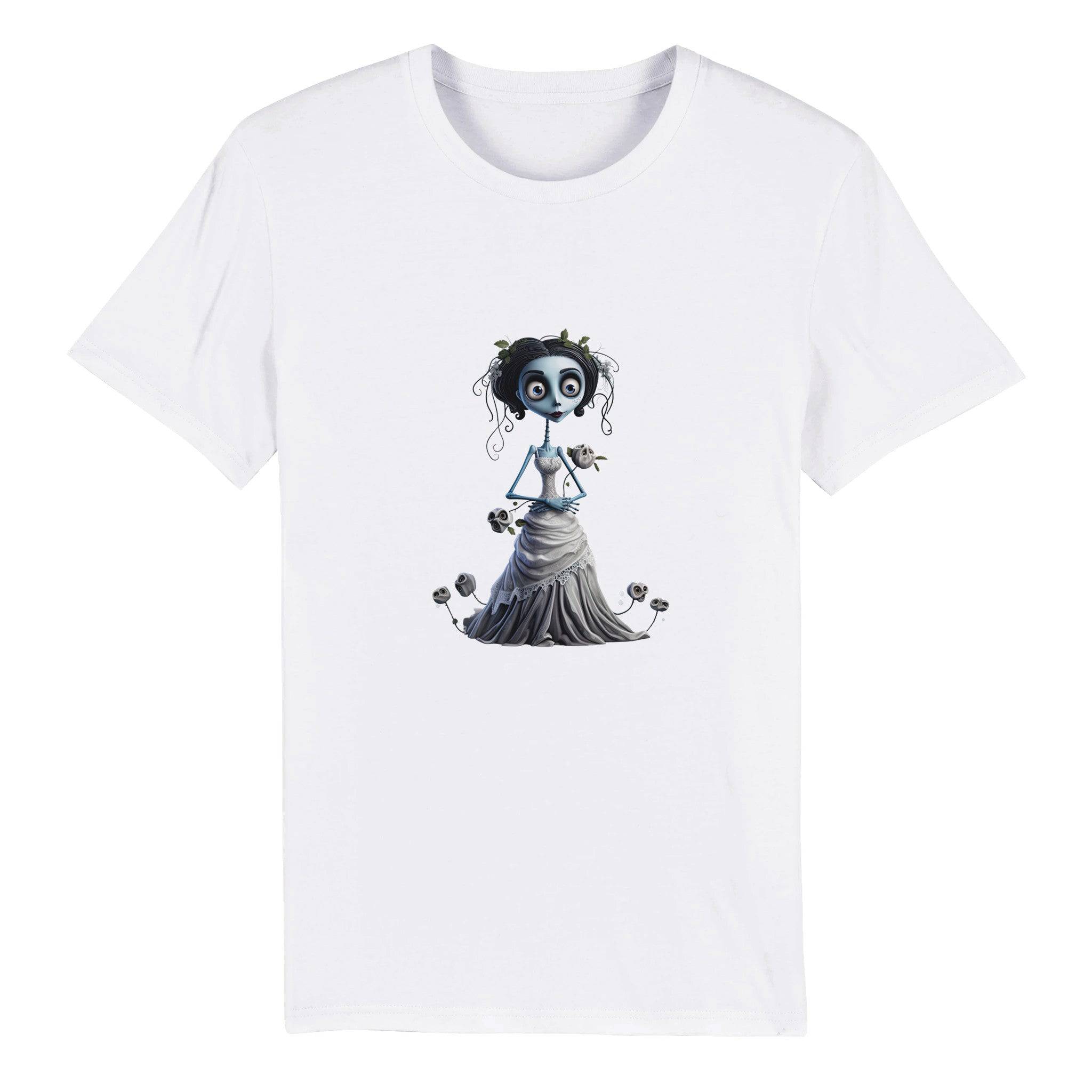 100% Organic Unisex T-shirt/Happy-Creepy-Wedding - Enet Images