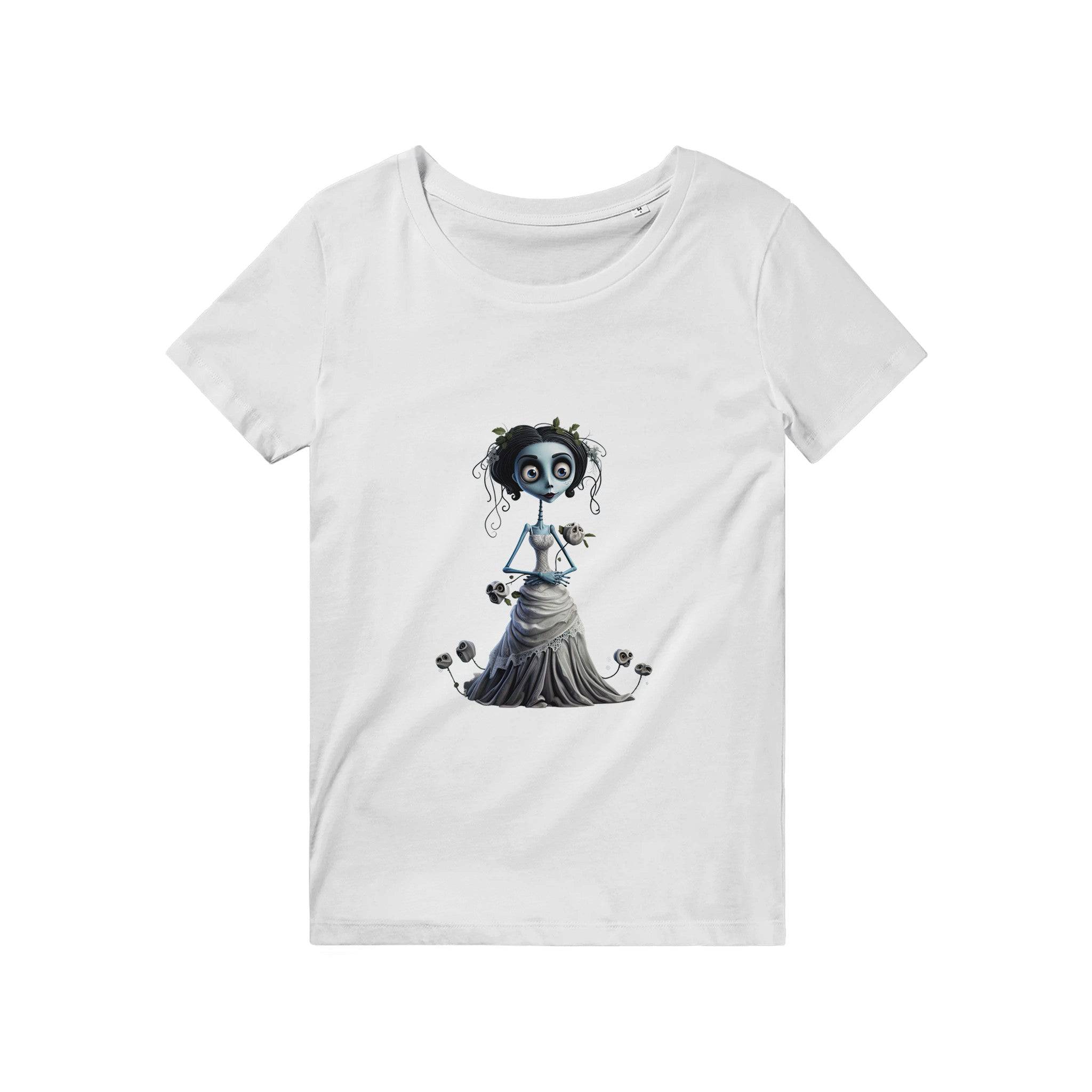 100% Organic Unisex T-shirt/Happy-Creepy-Wedding - Enet Images