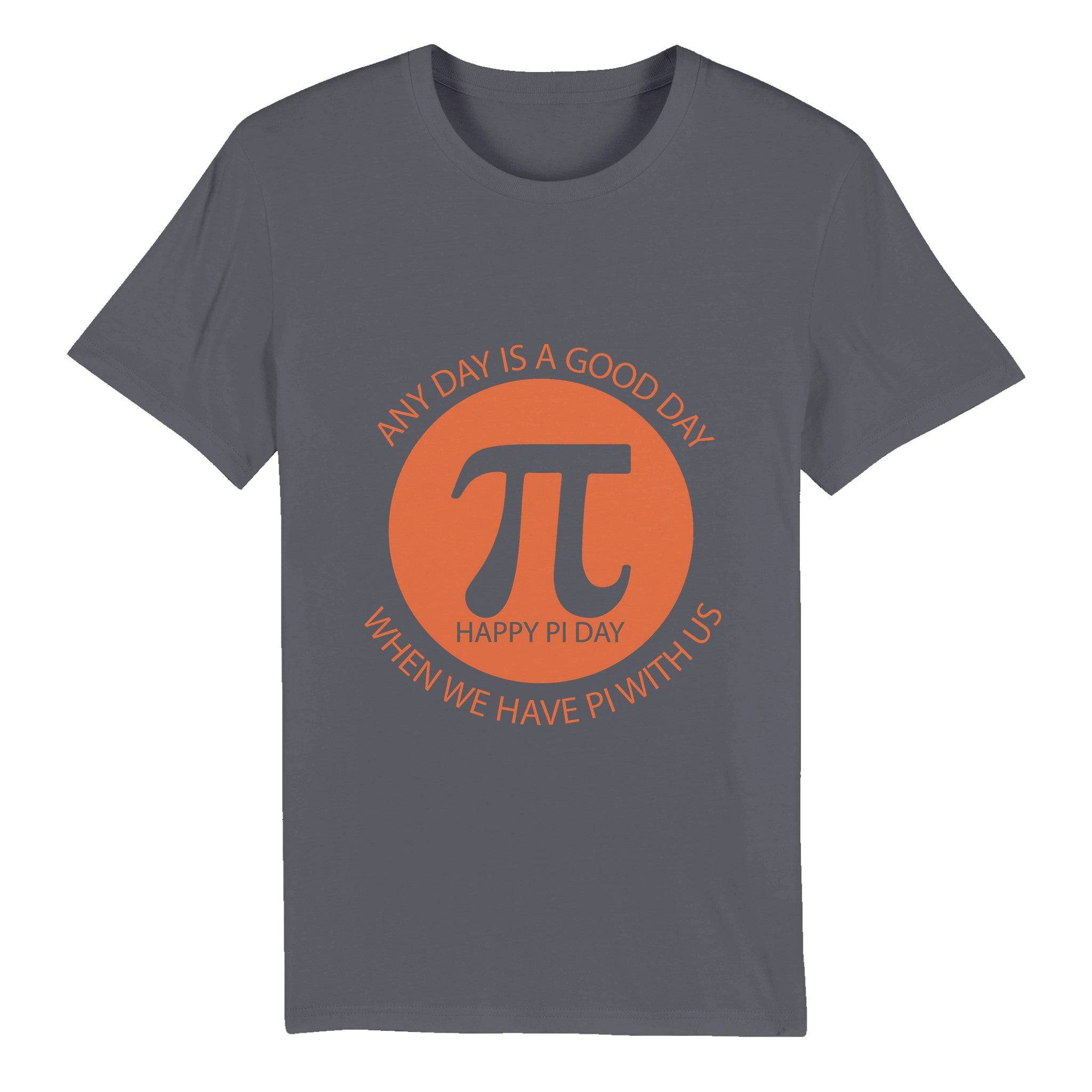 100% Organic Unisex T-shirt/π-Happy-Day - Enet Images