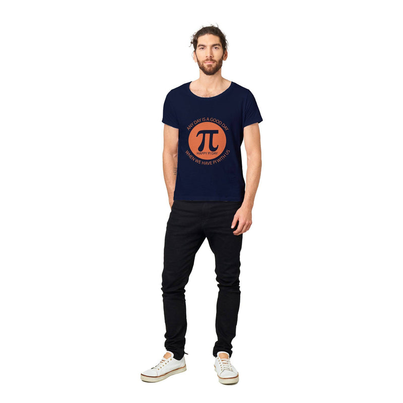 100% Organic Unisex T-shirt/π-Happy-Day - Enet Images