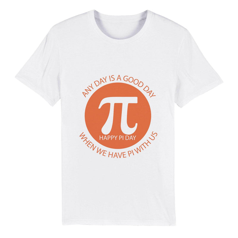 100% Organic Unisex T-shirt/π-Happy-Day - Enet Images