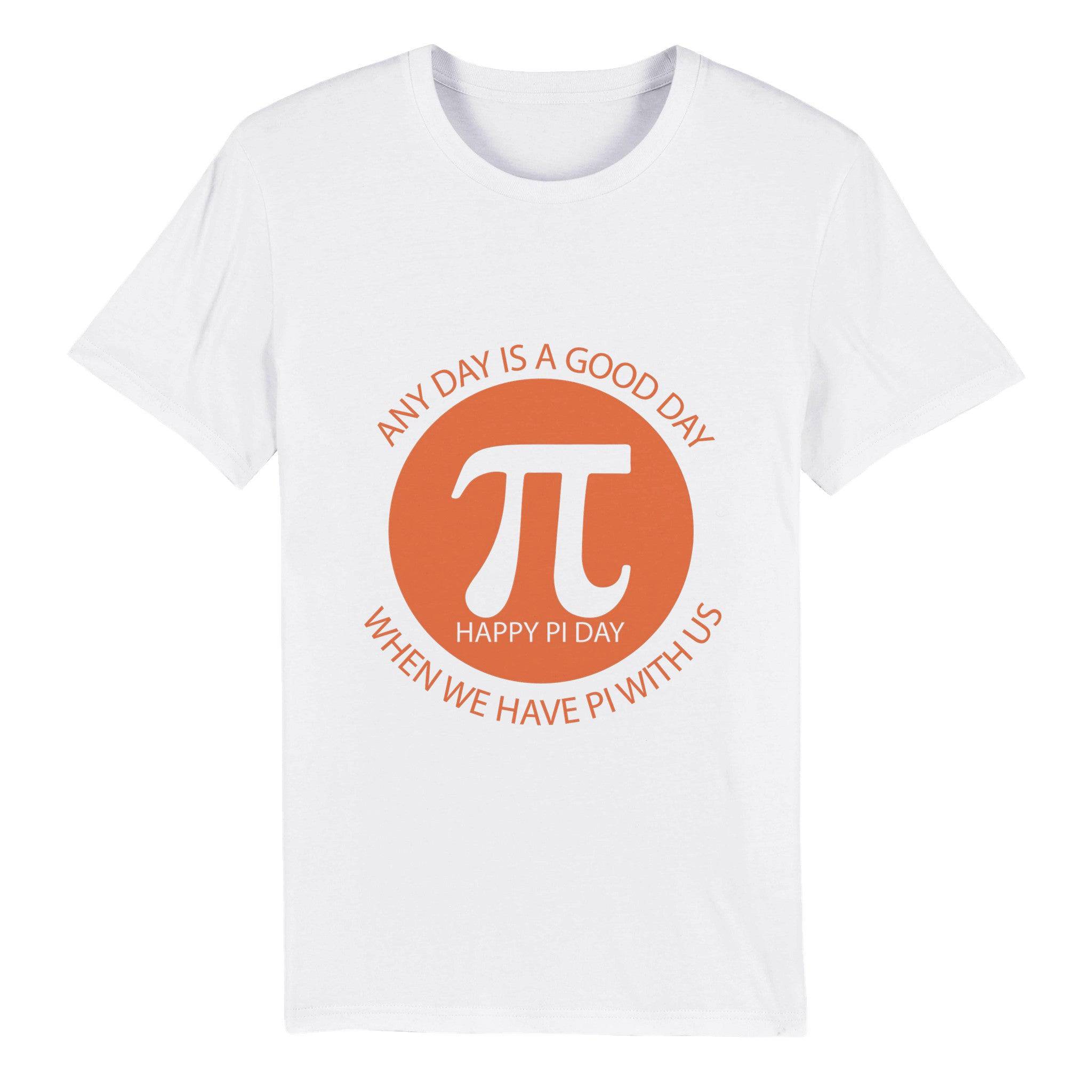 100% Organic Unisex T-shirt/π-Happy-Day - Enet Images