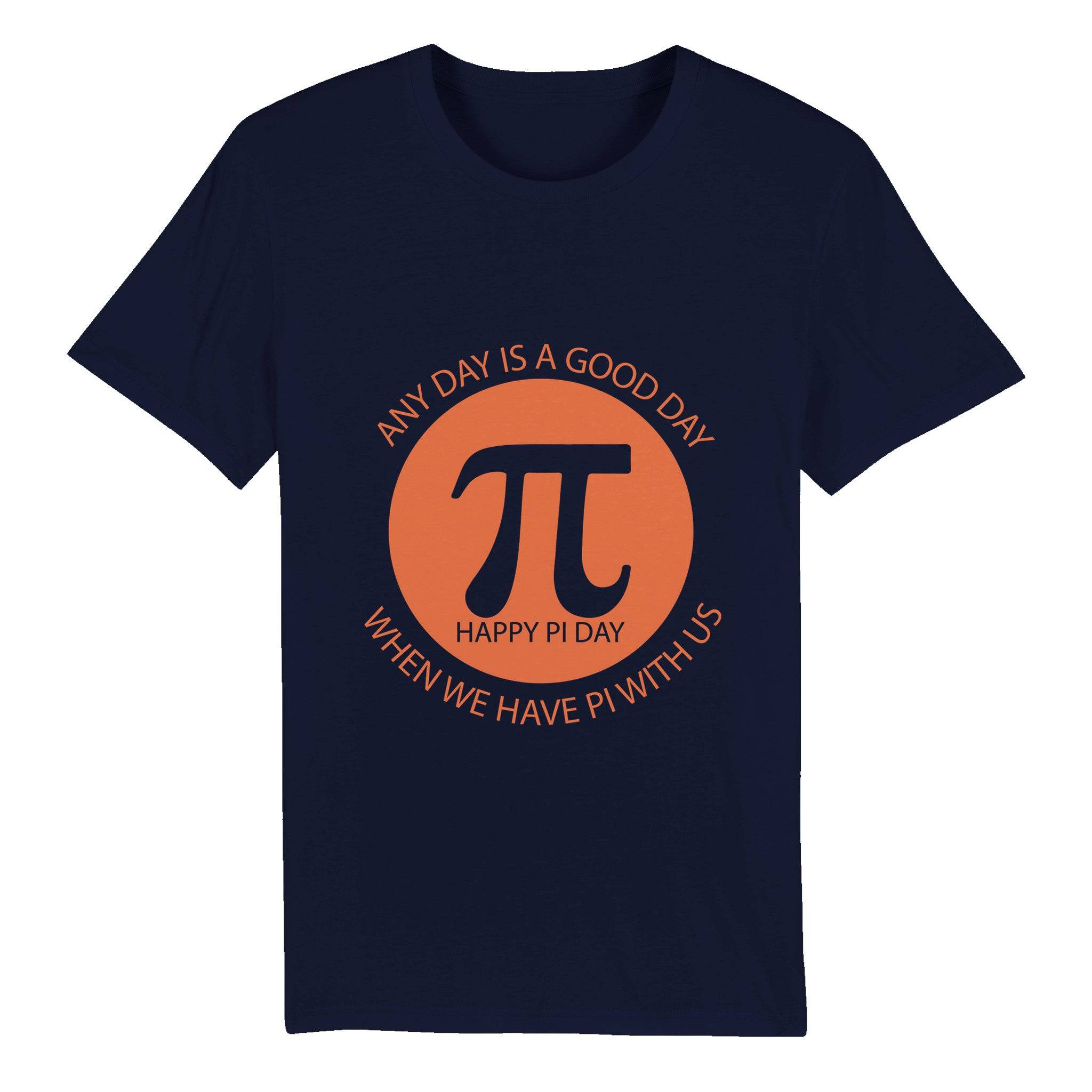 100% Organic Unisex T-shirt/π-Happy-Day - Enet Images
