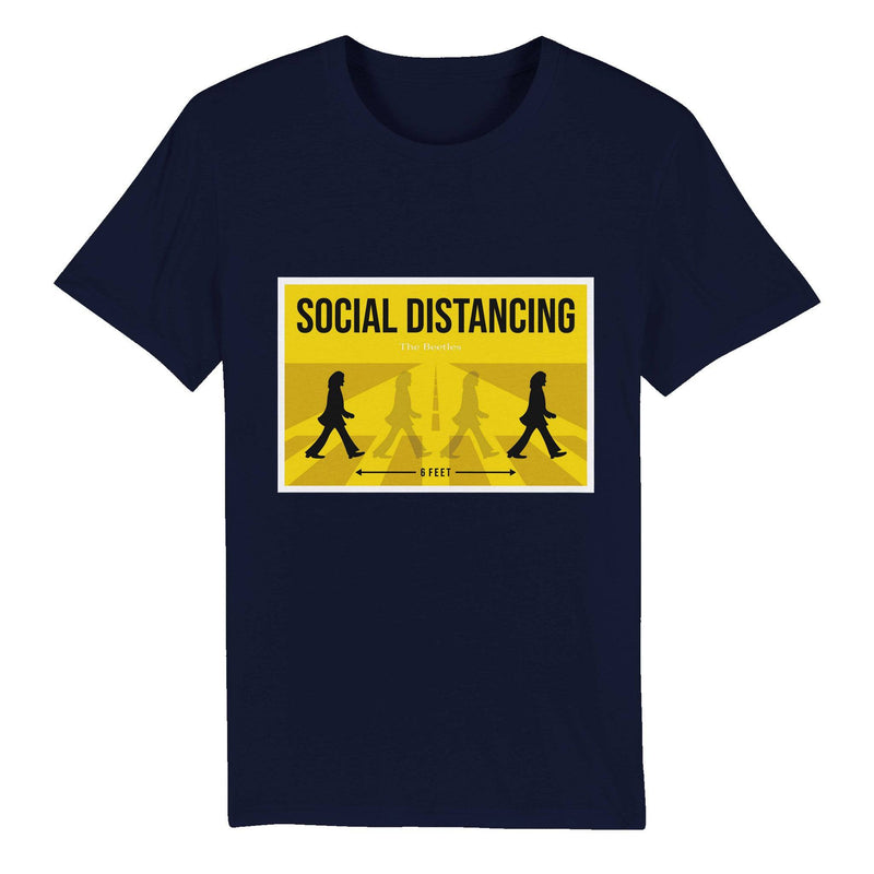 100% Organic Unisex T-shirt/Social-Distancing - Enet Images
