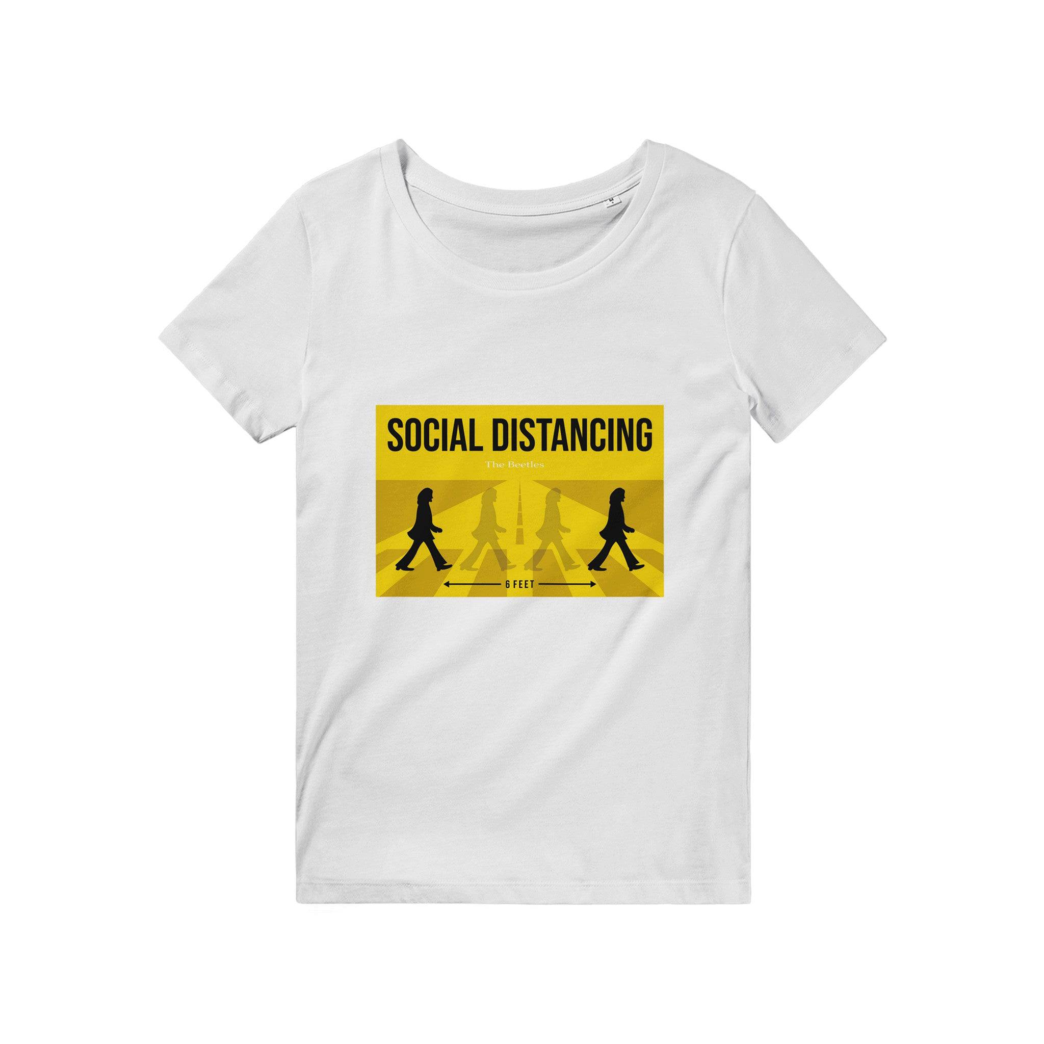100% Organic Unisex T-shirt/Social-Distancing - Enet Images