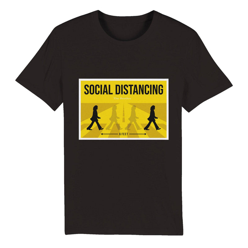 100% Organic Unisex T-shirt/Social-Distancing - Enet Images