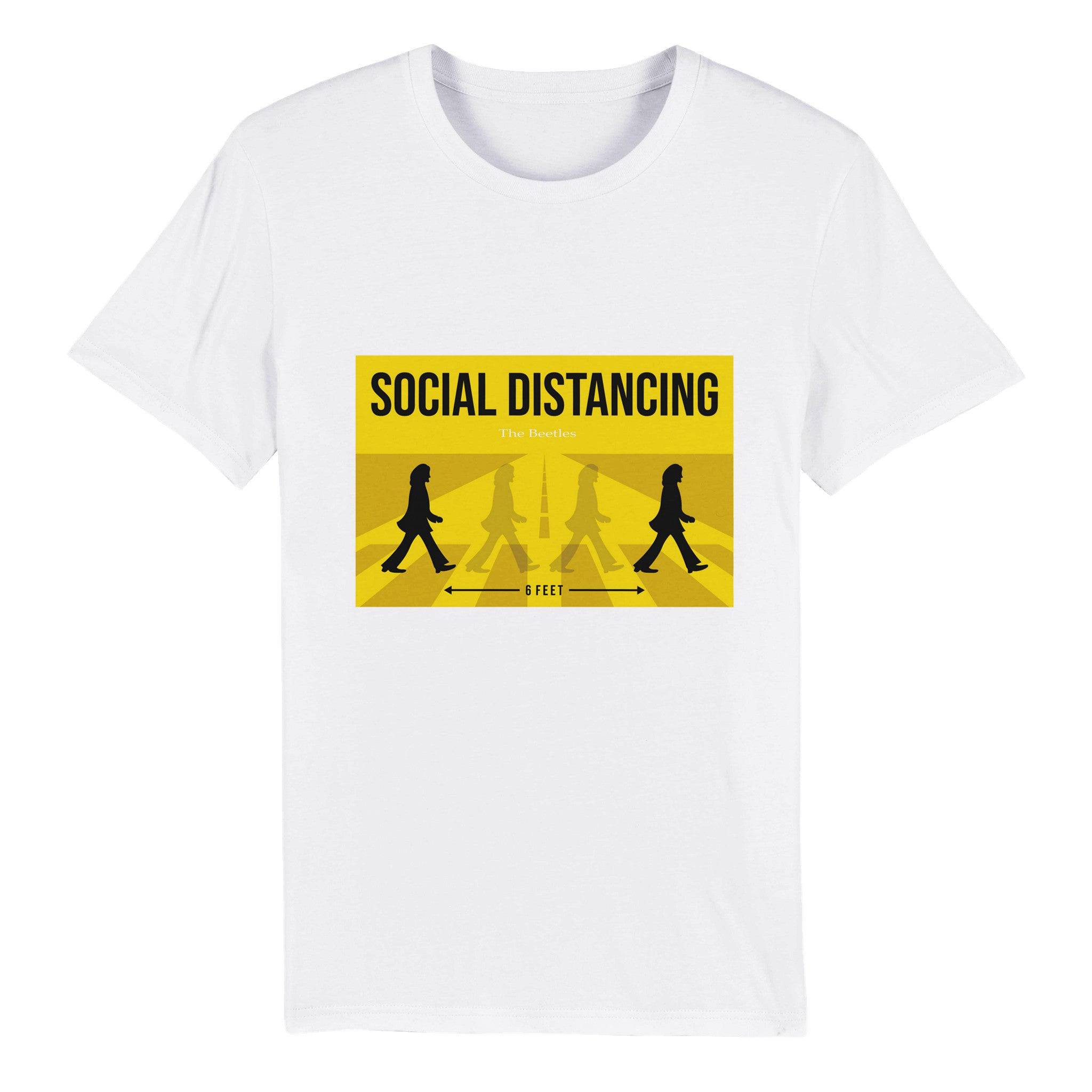 100% Organic Unisex T-shirt/Social-Distancing - Enet Images