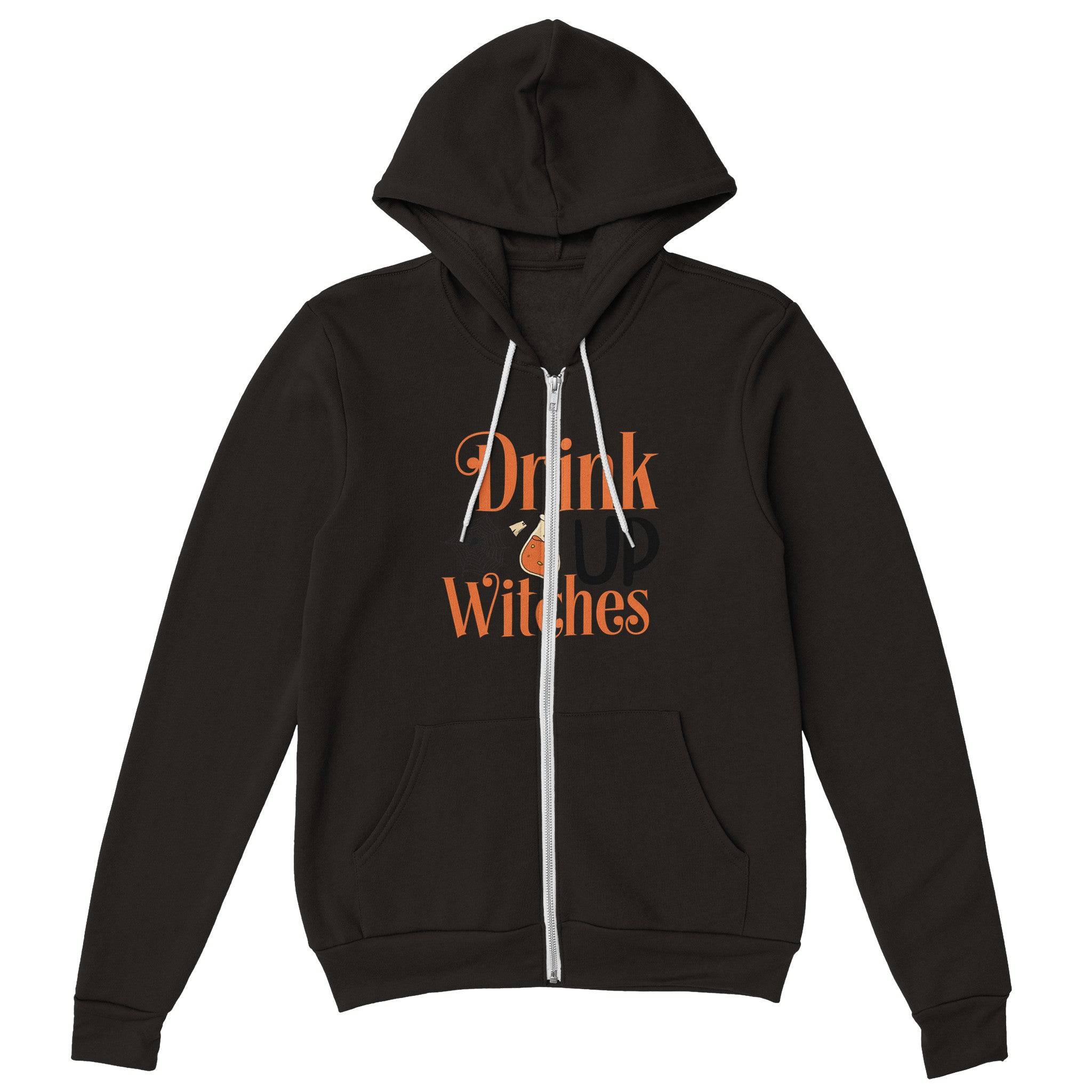 Premium Unisex Zip Hoodies/Drink-Up-Witches - Enet Images