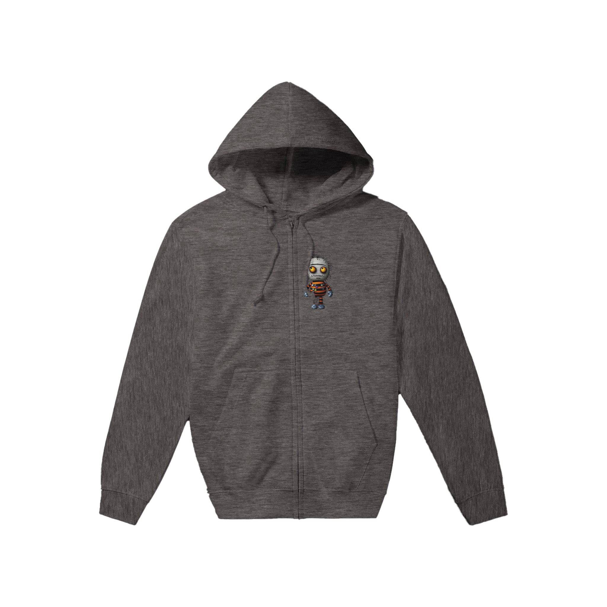 Premium Unisex Zip Hoodies/Funny-Spooky-Doll - Enet Images