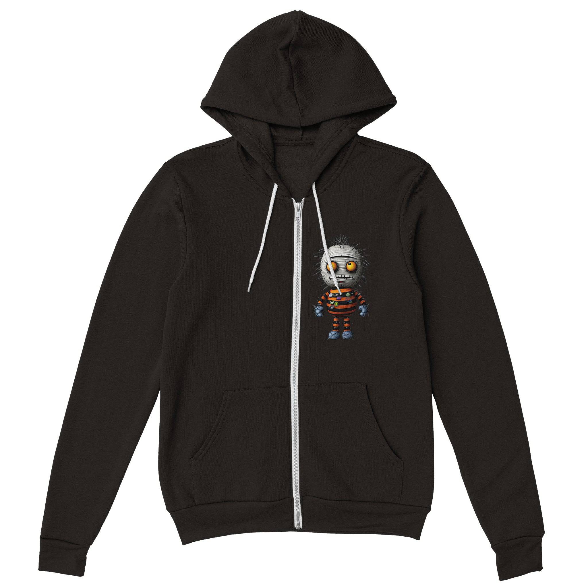 Premium Unisex Zip Hoodies/Funny-Spooky-Doll - Enet Images