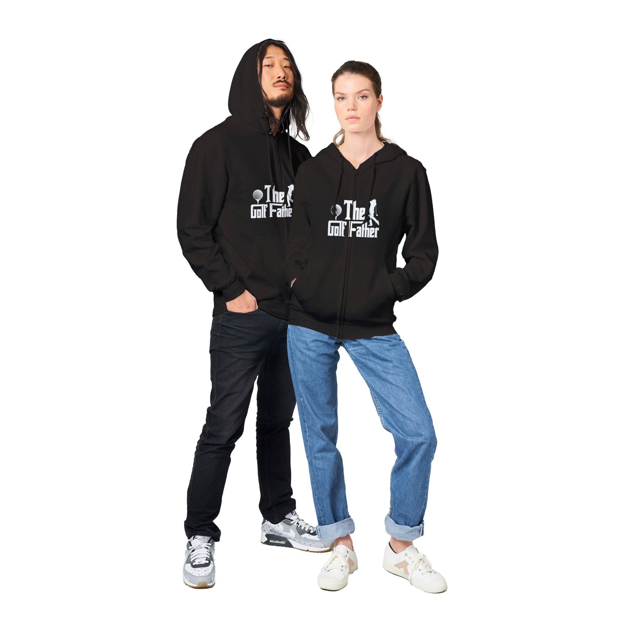 Premium Unisex Zip Hoodies/The-Golf-Father - Enet Images