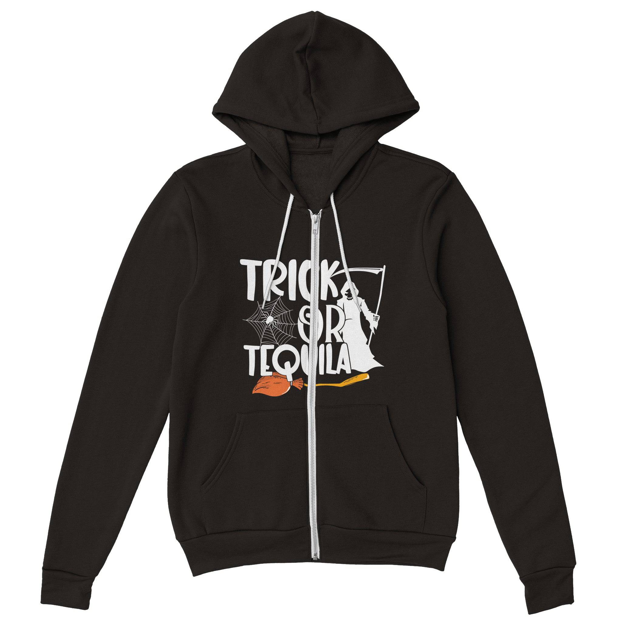 Premium Unisex Zip Hoodies/Trick-Or-Tequila - Enet Images