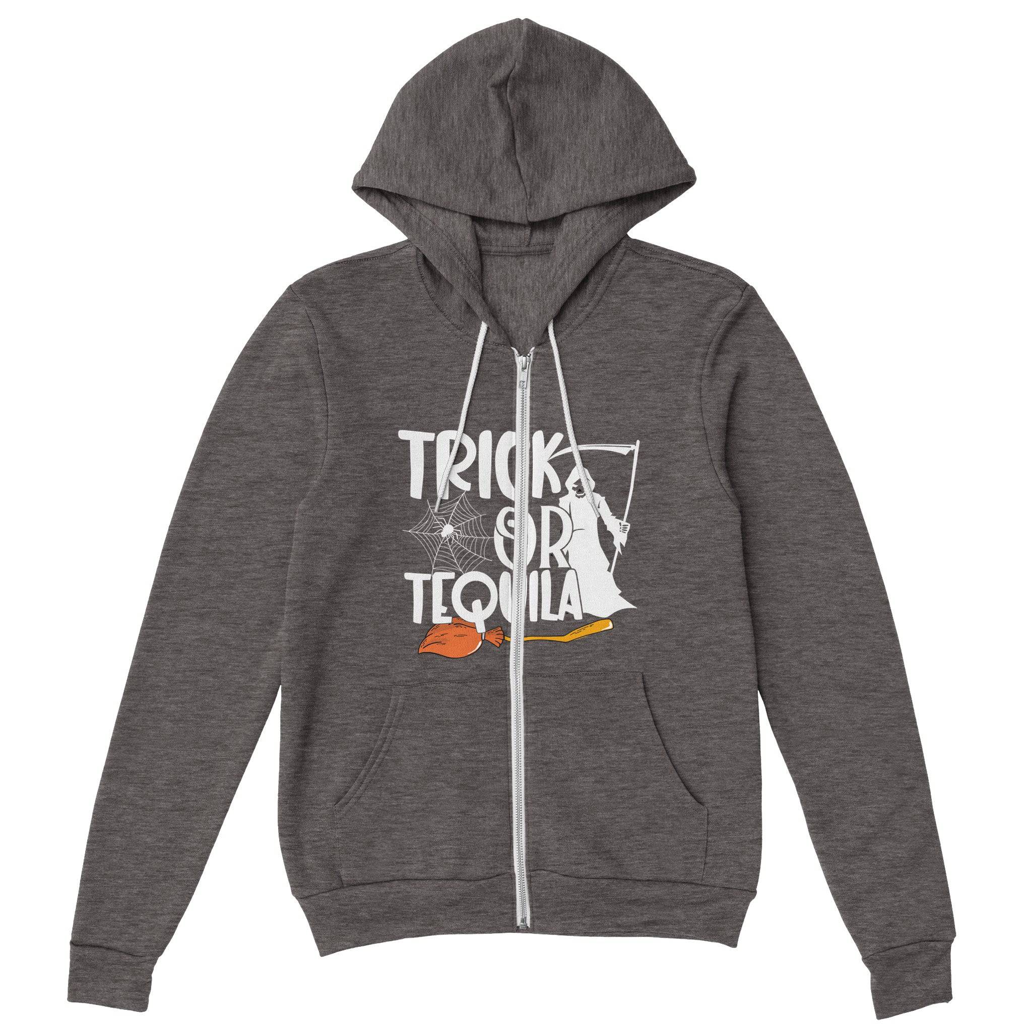 Premium Unisex Zip Hoodies/Trick-Or-Tequila - Enet Images