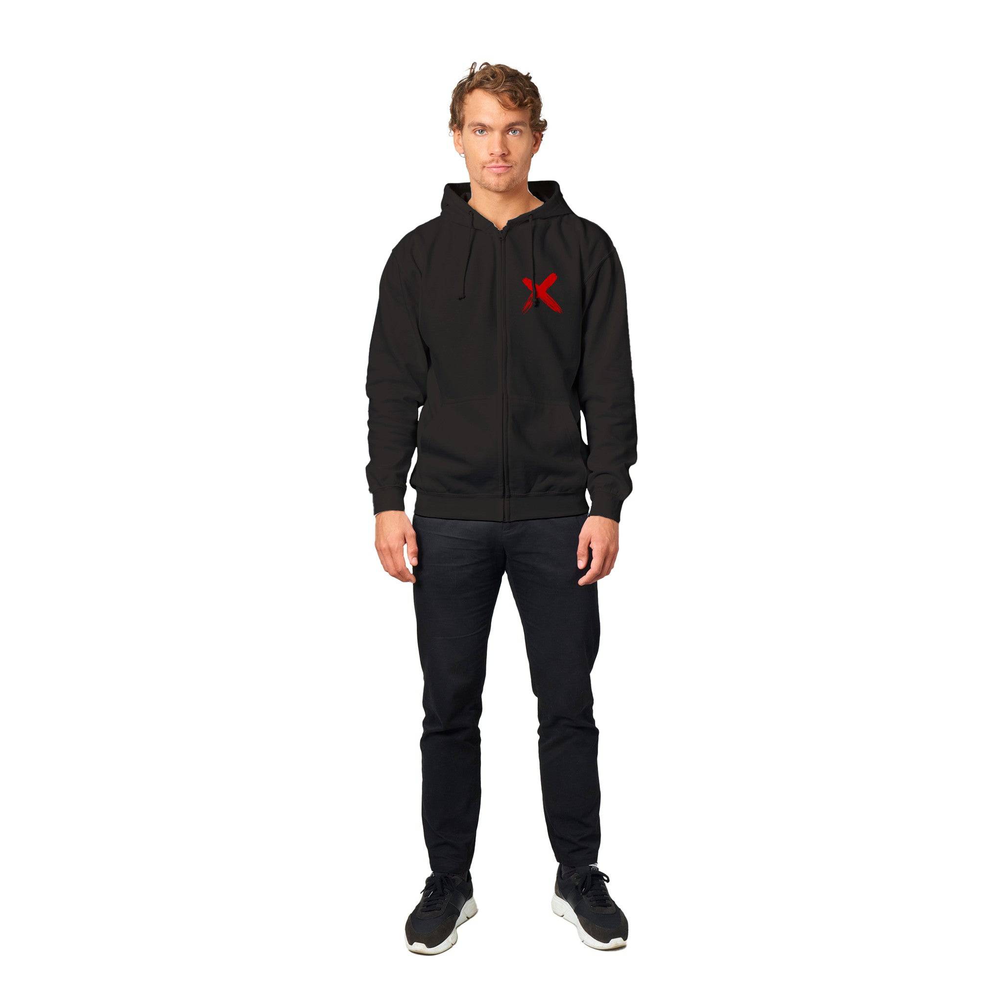 Premium Unisex Zip Hoodies/X-Failed - Enet Images