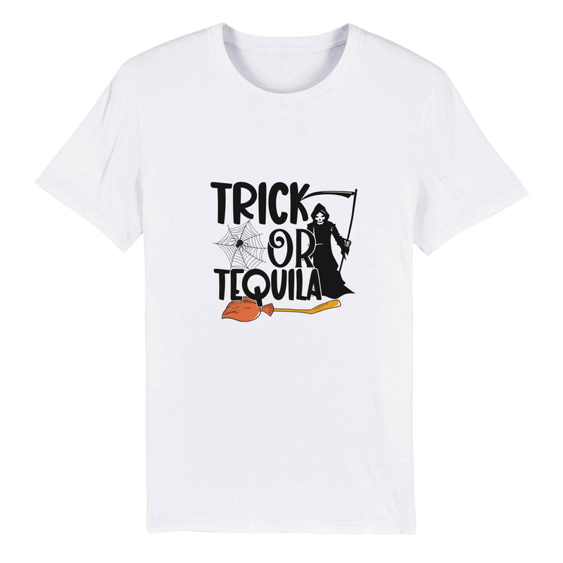 100% Organic Unisex T-shirt/Trick-Or-Tequila - Enet Images