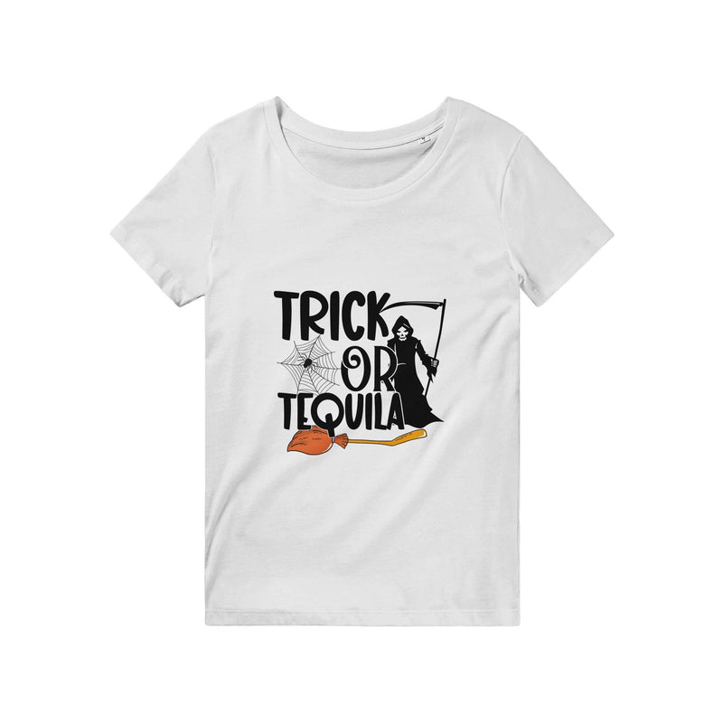 100% Organic Unisex T-shirt/Trick-Or-Tequila - Enet Images