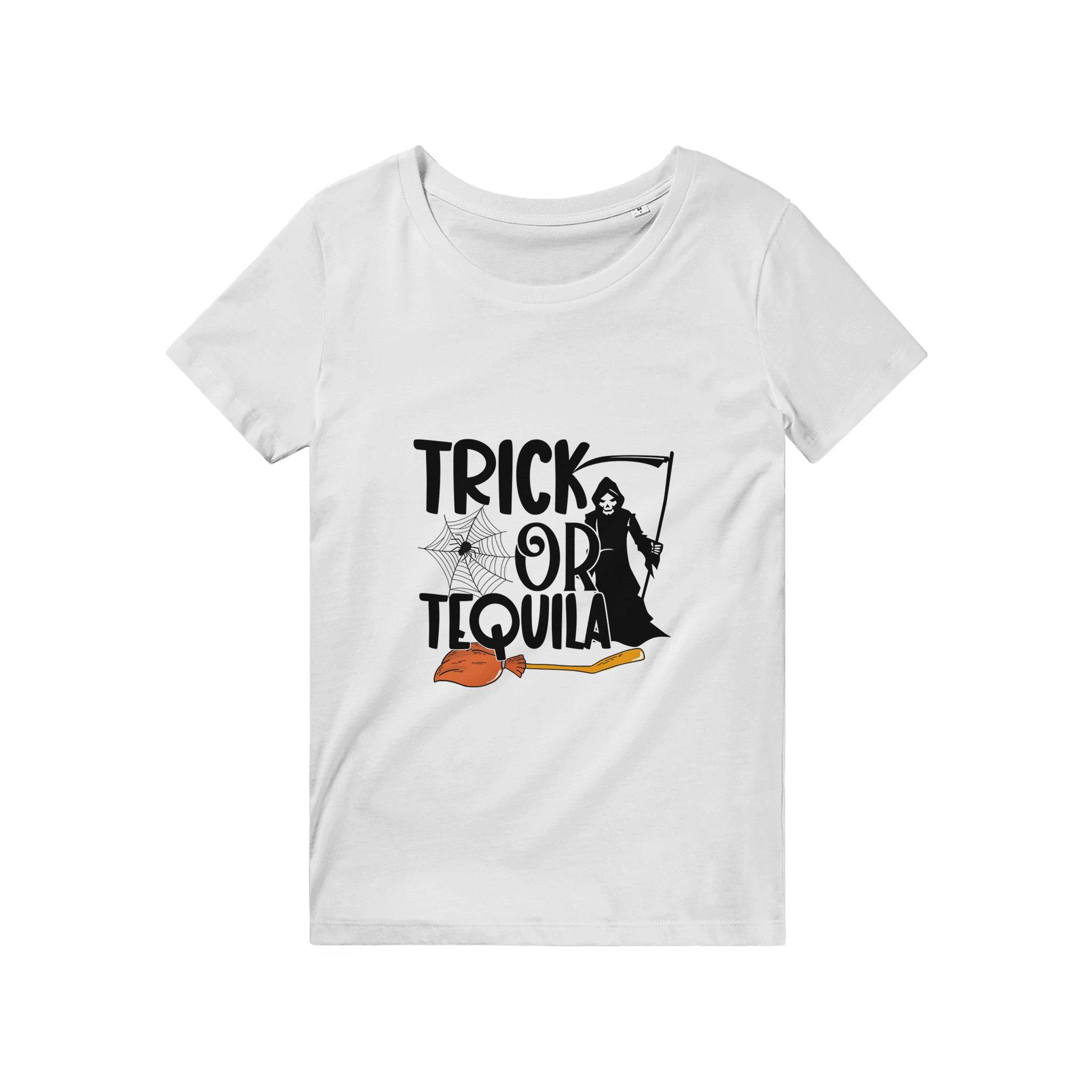 100% Organic Unisex T-shirt/Trick-Or-Tequila - Enet Images