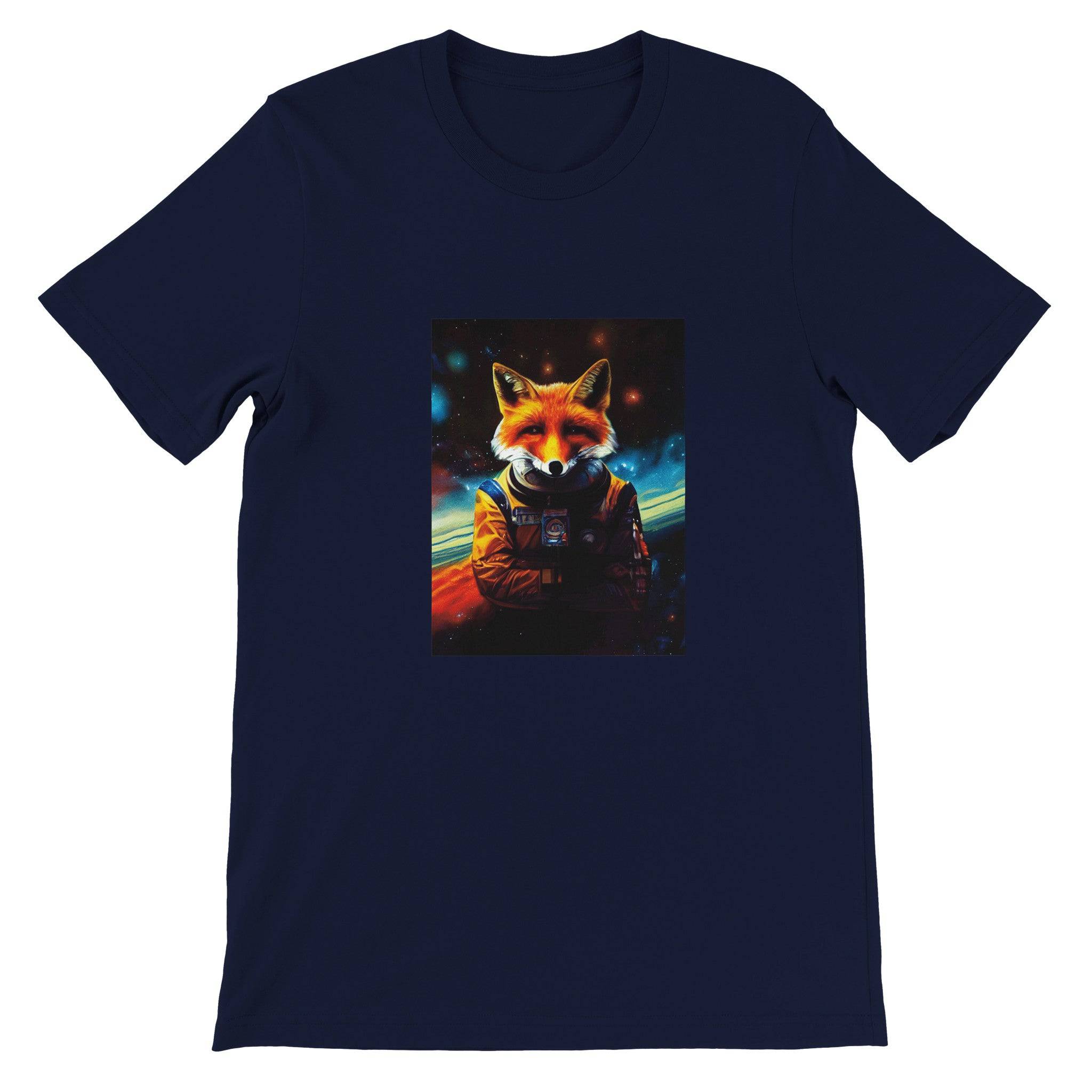 Budget Unisex Crewneck T-shirt/Astronaut-Fox - Enet Images