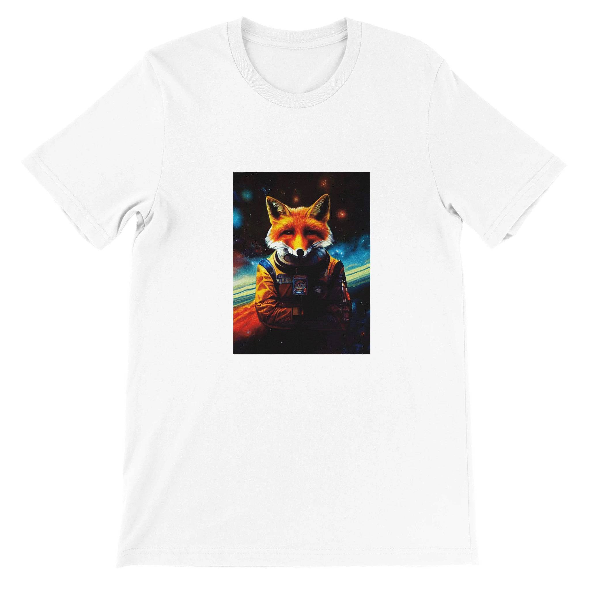 Budget Unisex Crewneck T-shirt/Astronaut-Fox - Enet Images