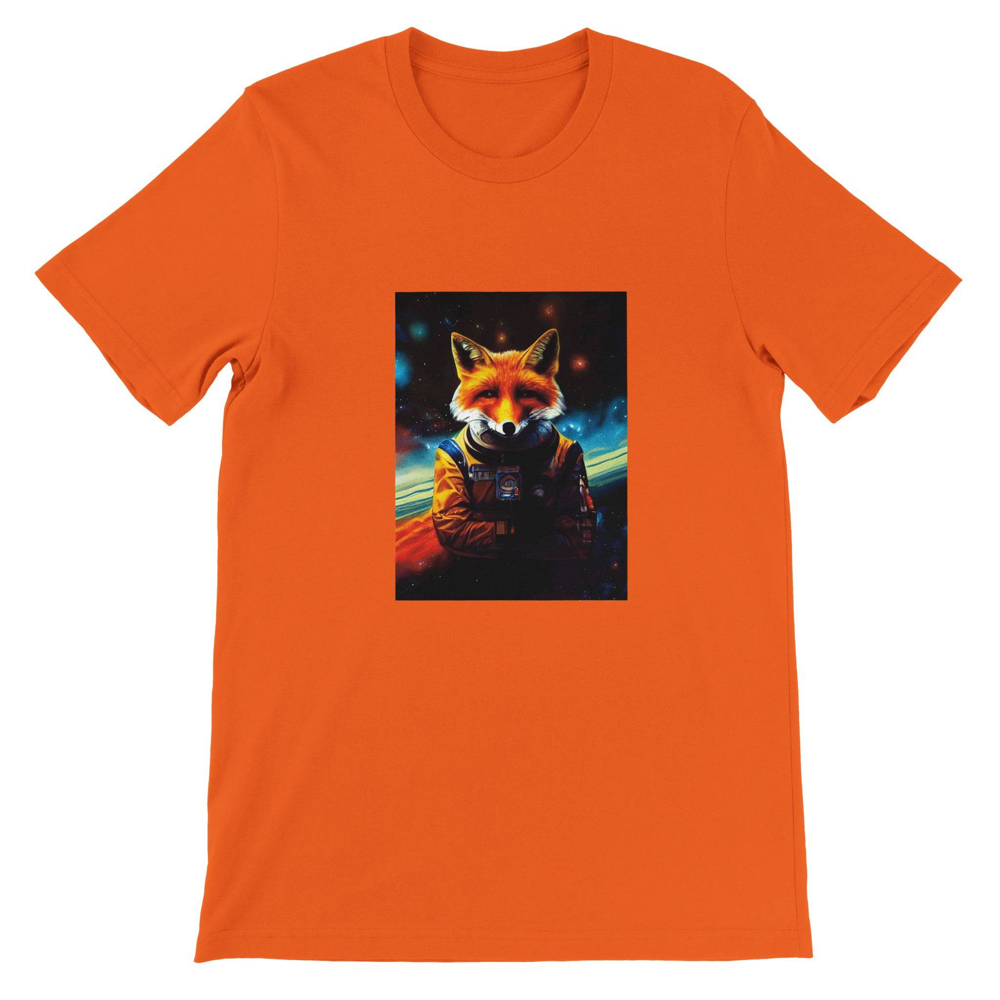 Budget Unisex Crewneck T-shirt/Astronaut-Fox - Enet Images