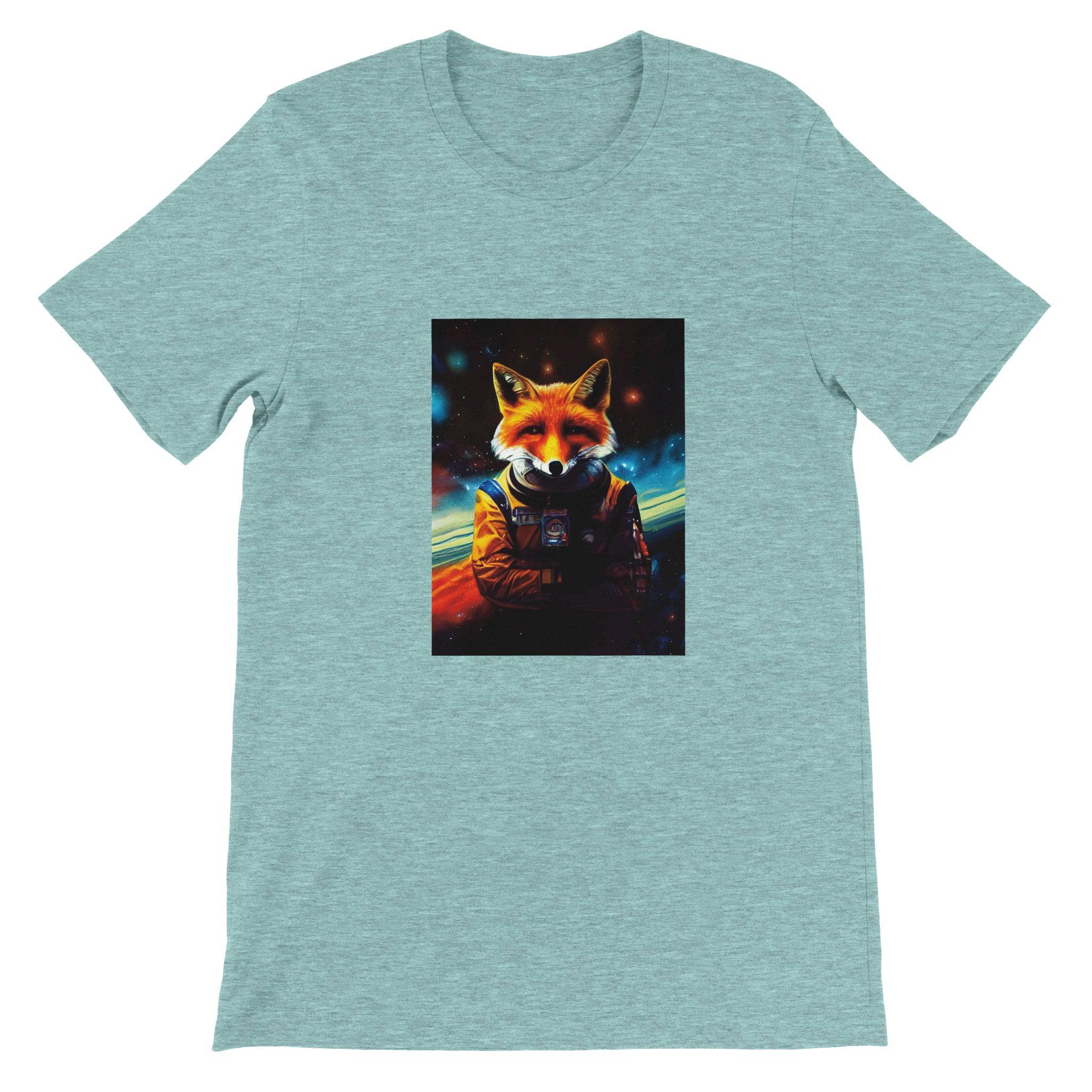 Budget Unisex Crewneck T-shirt/Astronaut-Fox - Enet Images