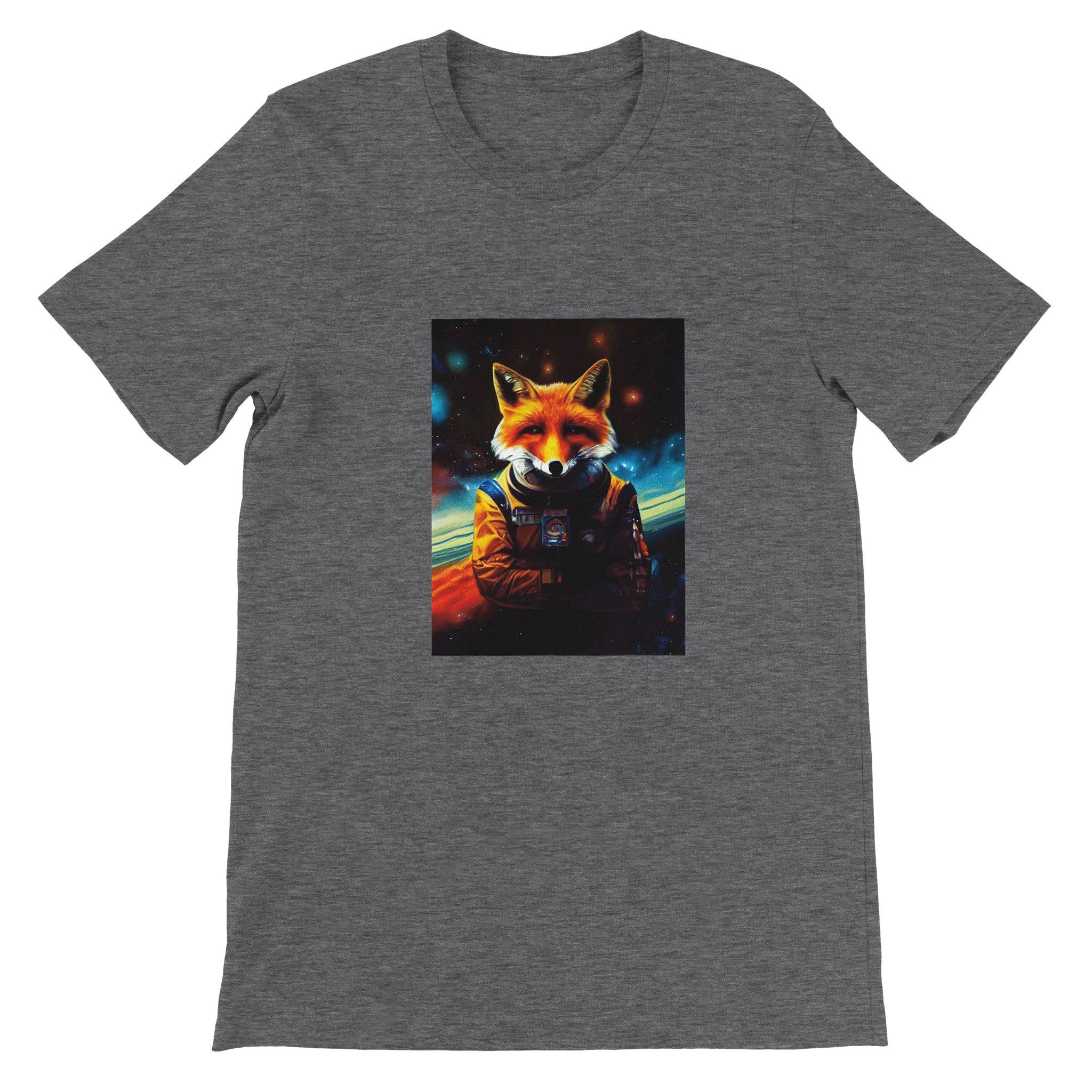 Budget Unisex Crewneck T-shirt/Astronaut-Fox - Enet Images