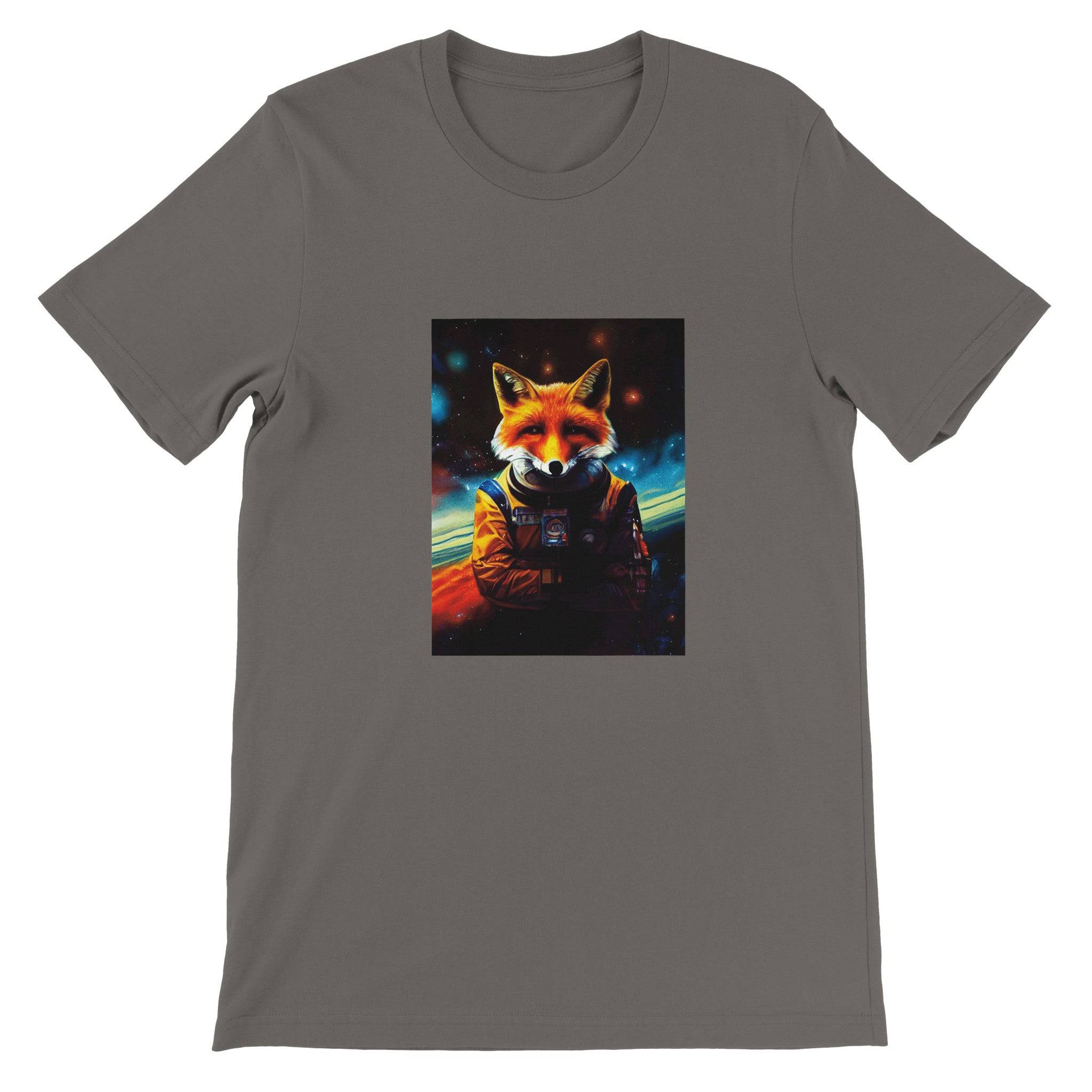 Budget Unisex Crewneck T-shirt/Astronaut-Fox - Enet Images