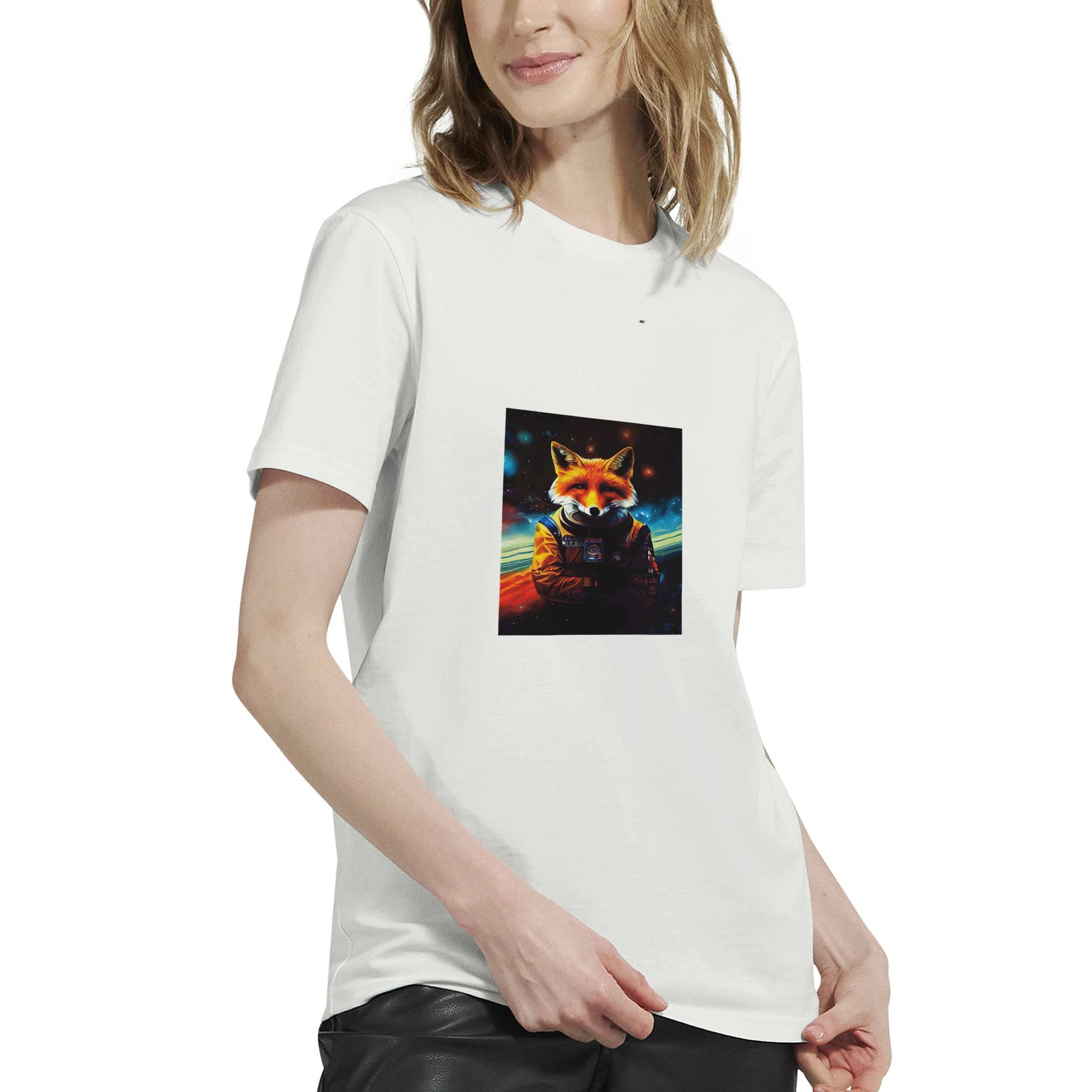 Budget Unisex Crewneck T-shirt/Astronaut-Fox - Enet Images