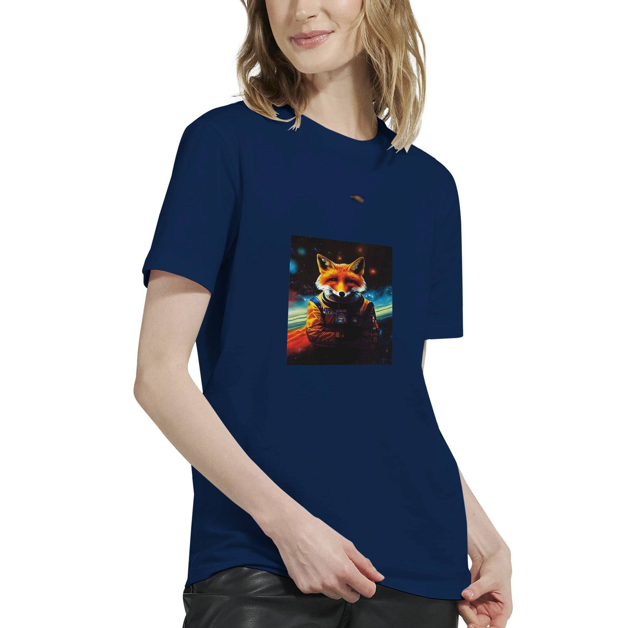 Budget Unisex Crewneck T-shirt/Astronaut-Fox - Enet Images