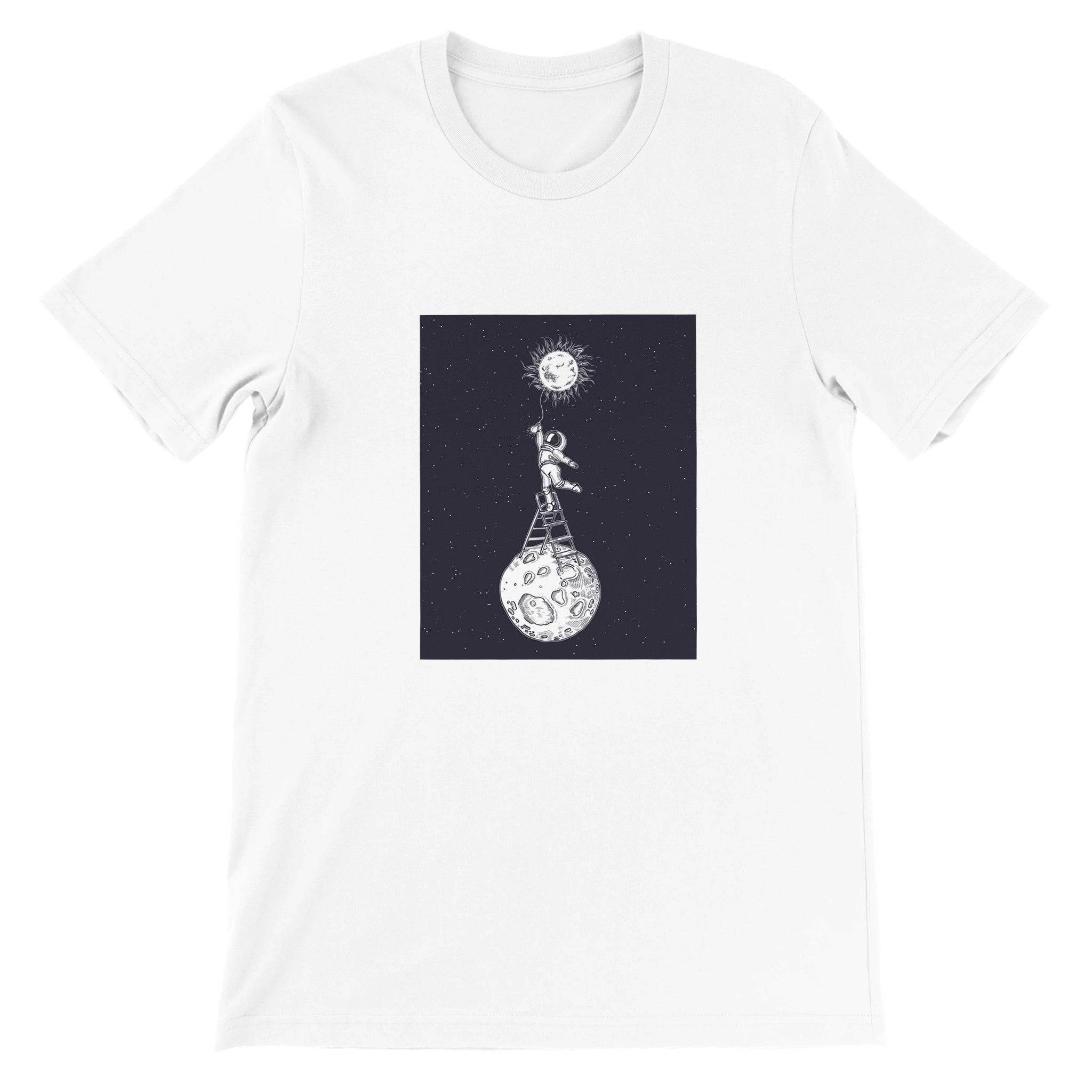 Budget Unisex Crewneck T-shirt/Astronaut-Sun - Enet Images