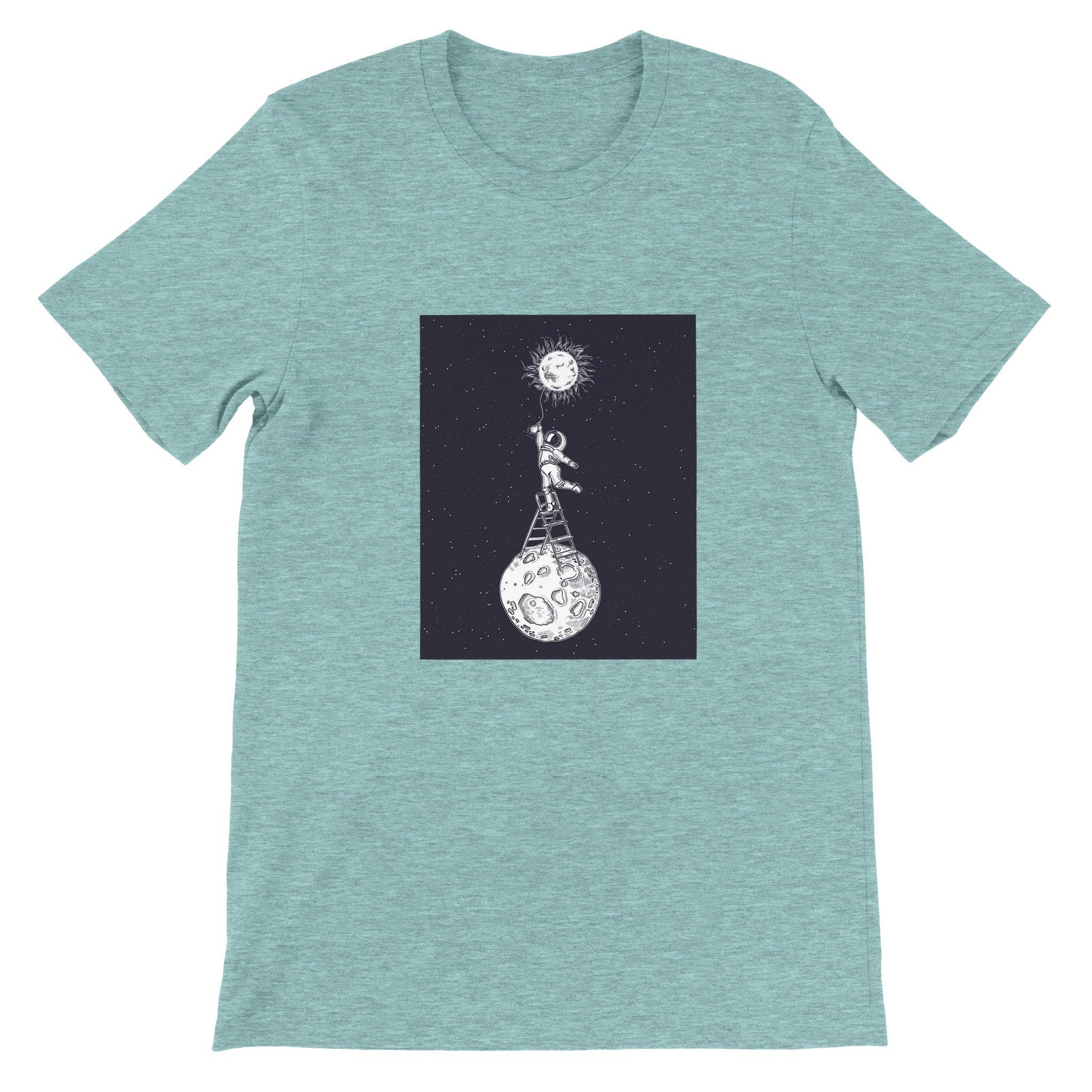 Budget Unisex Crewneck T-shirt/Astronaut-Sun - Enet Images